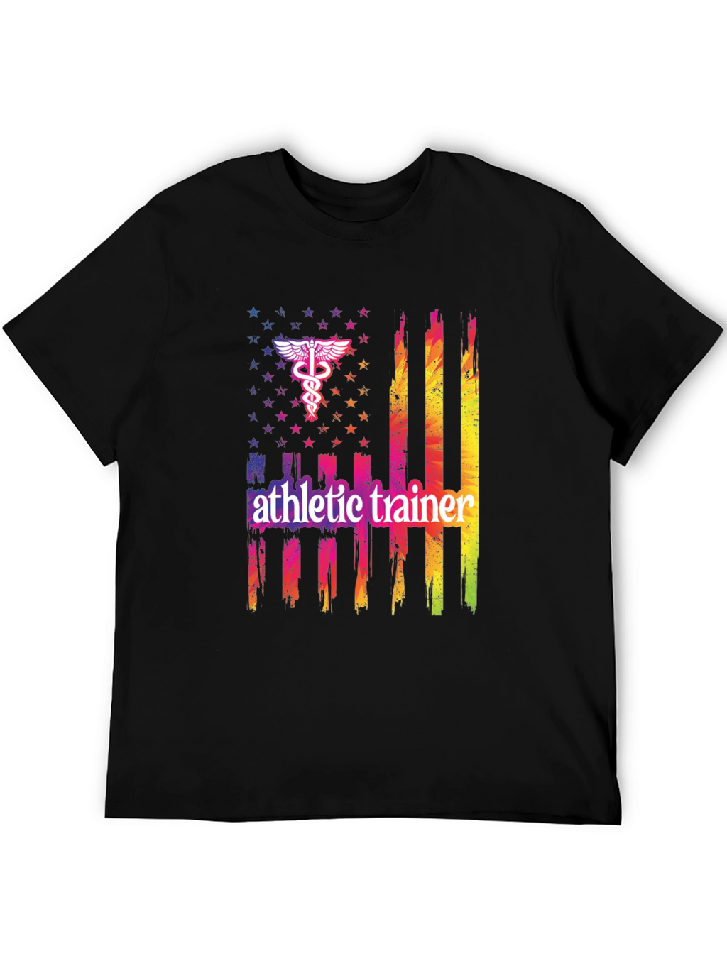Athletic Trainer American Flag T-Shirt