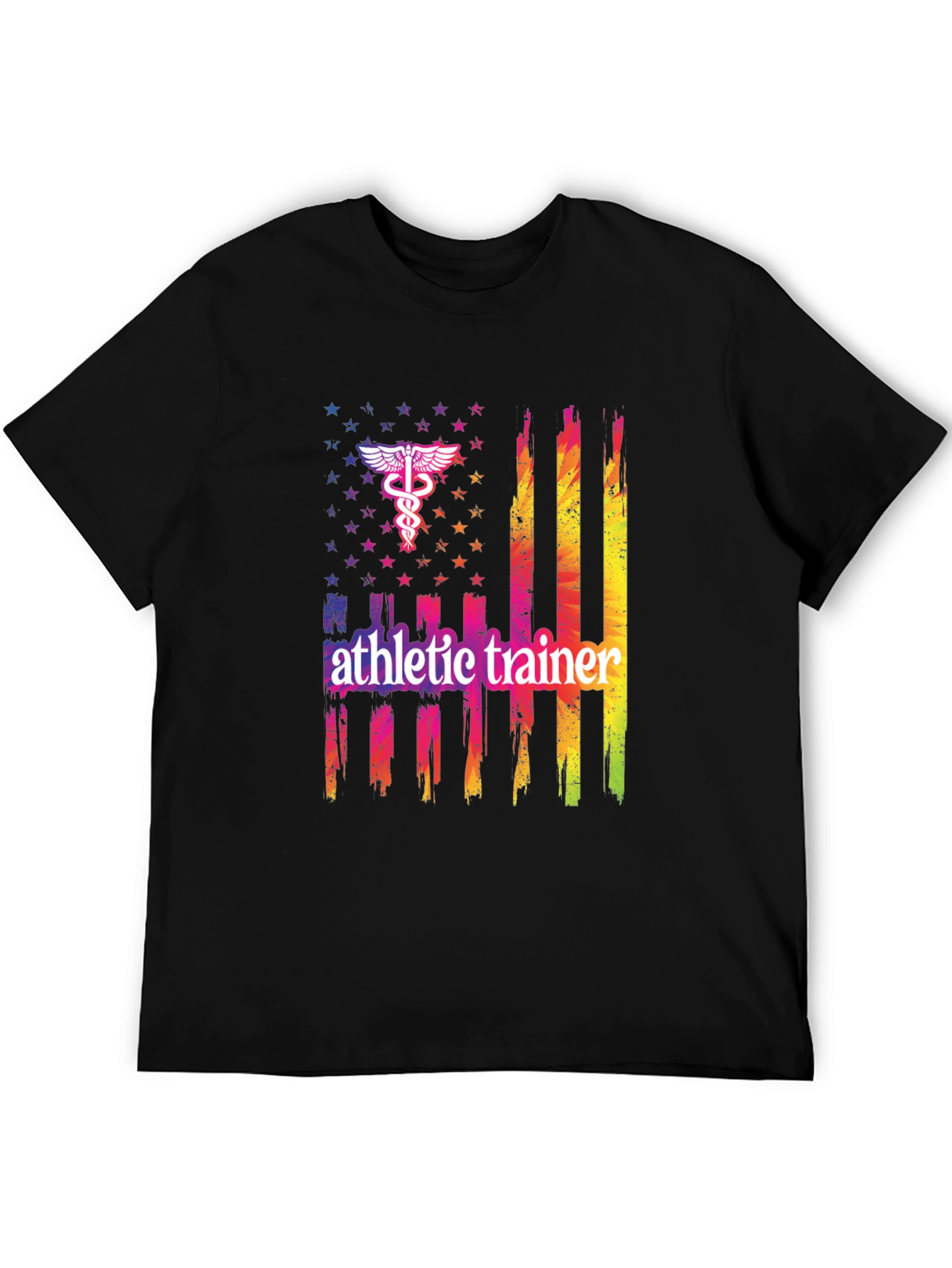 Athletic Trainer American Flag T-Shirt