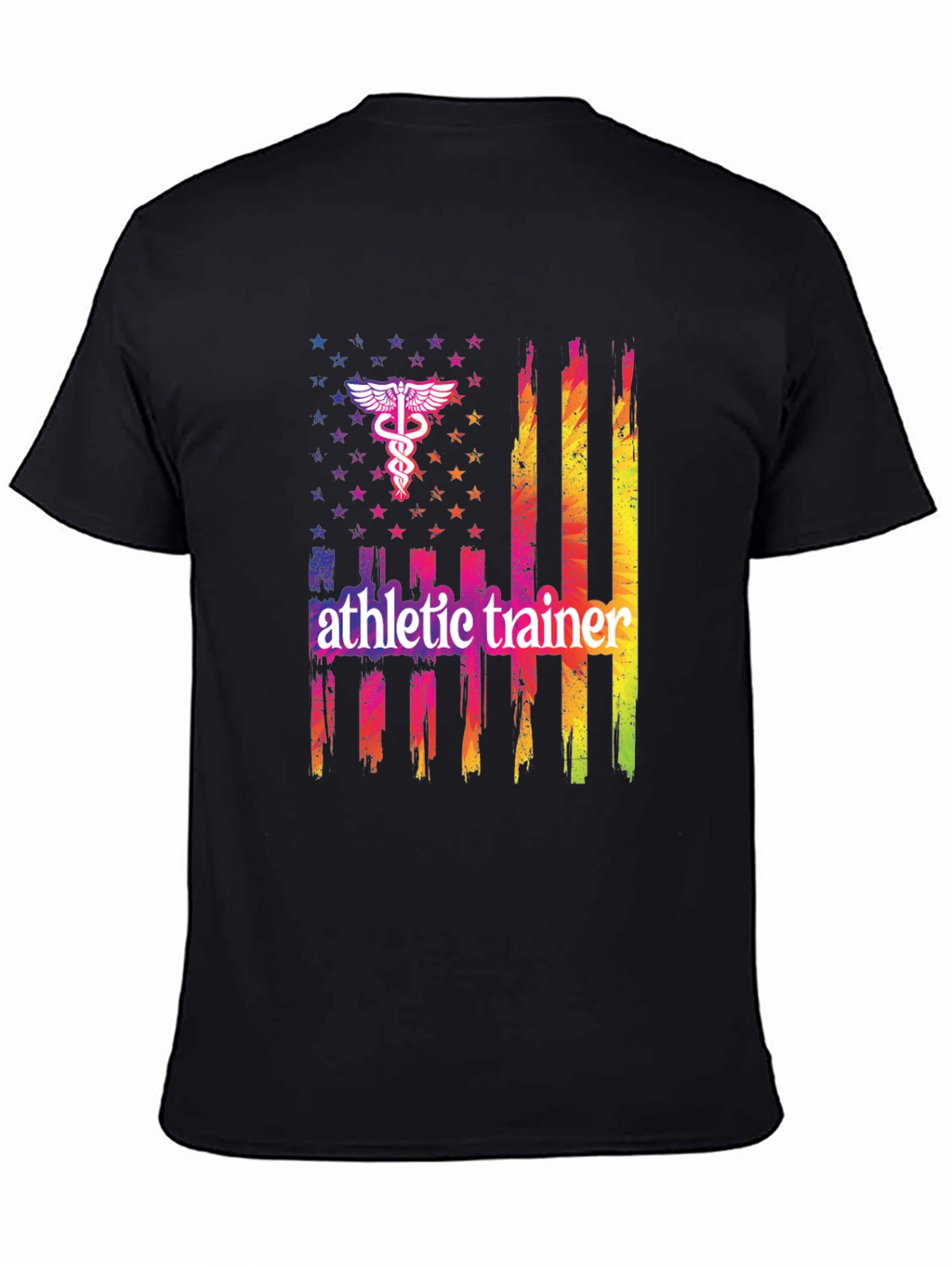 Athletic Trainer American Flag T-Shirt