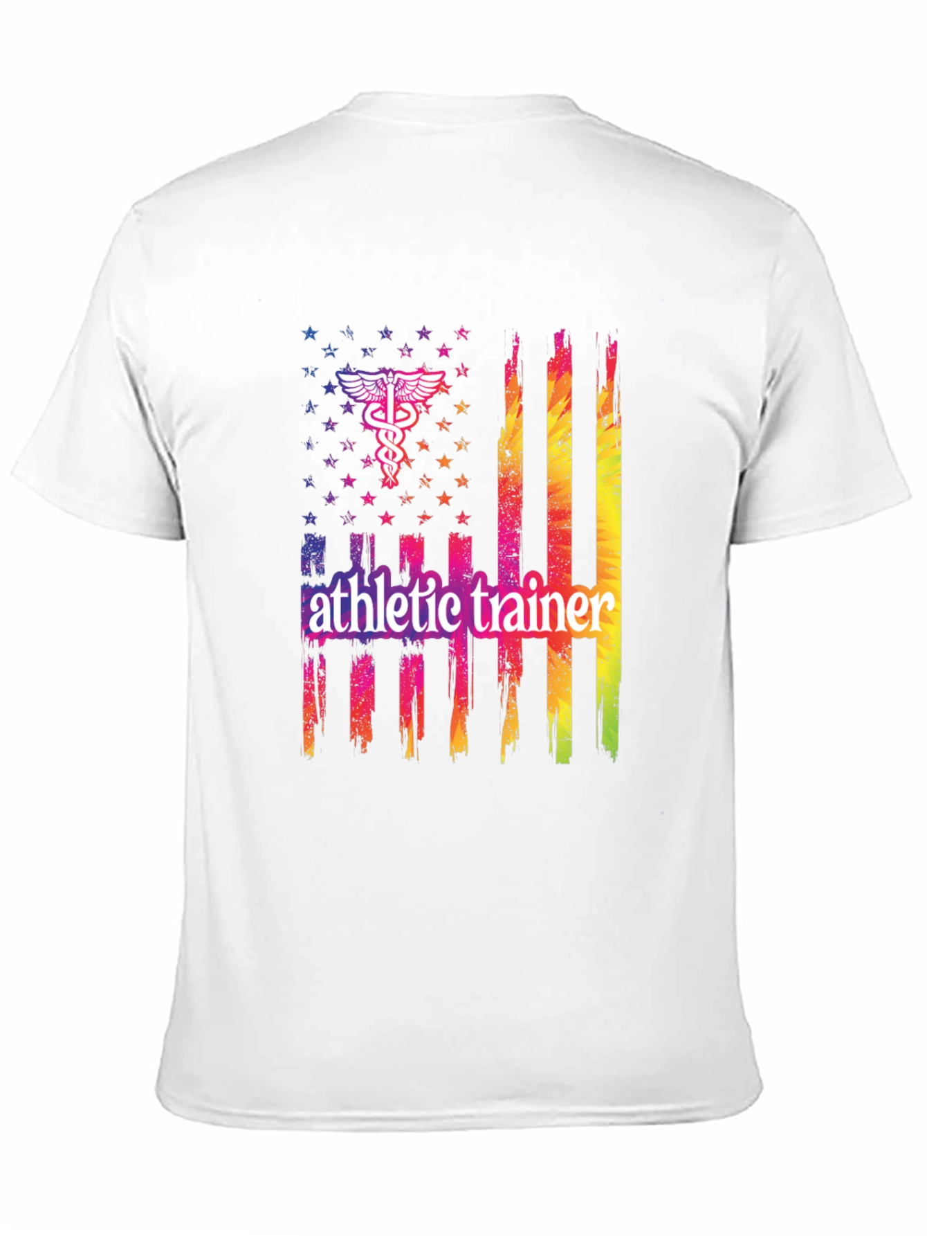 Athletic Trainer American Flag T-Shirt