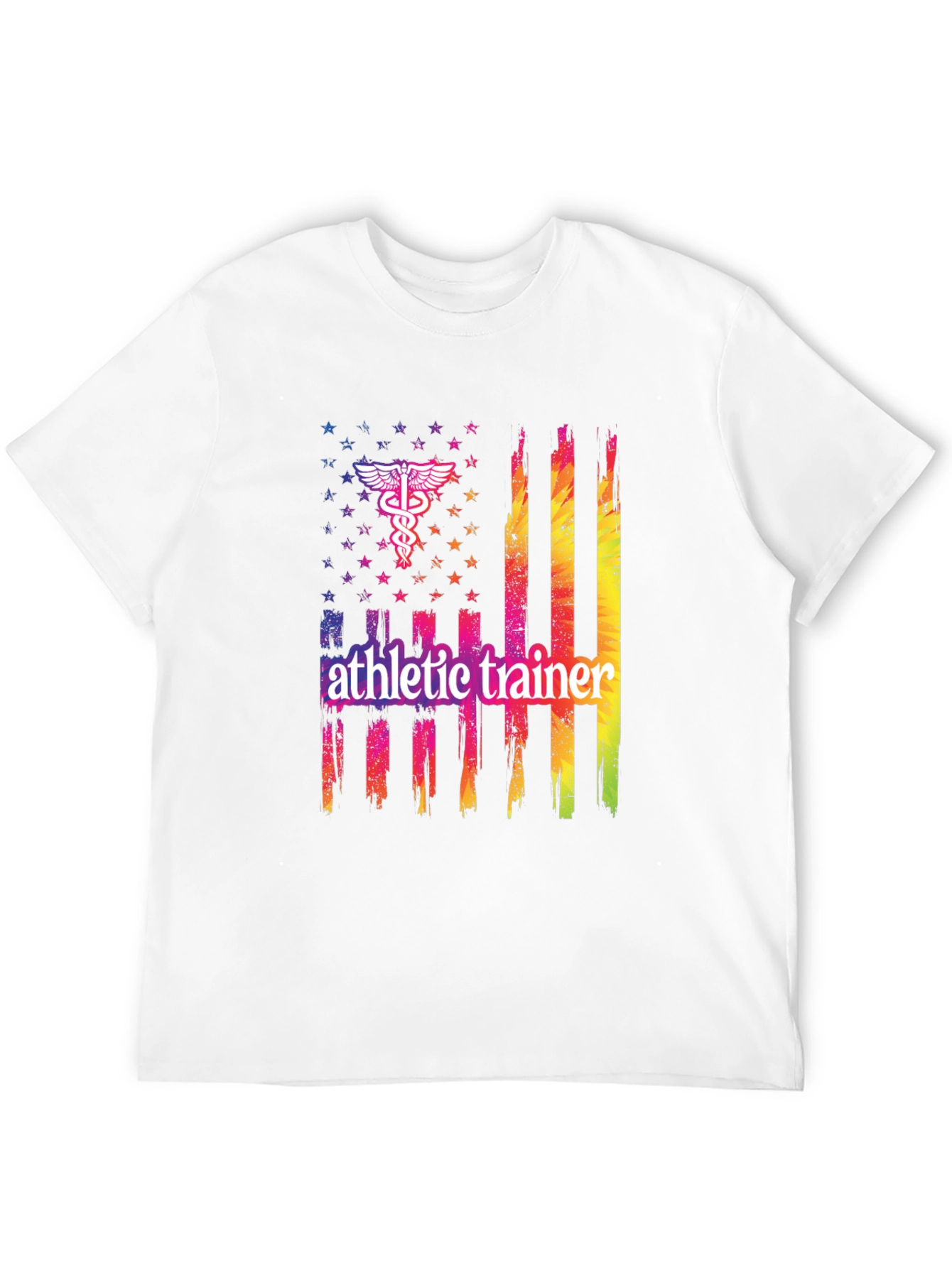 Athletic Trainer American Flag T-Shirt