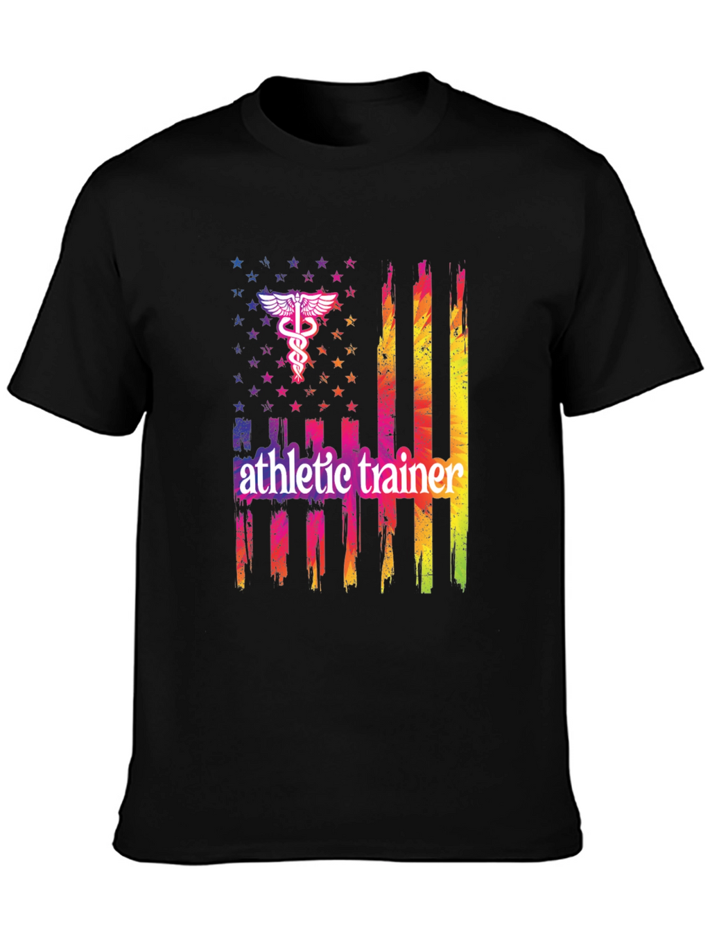 Athletic Trainer American Flag T-Shirt