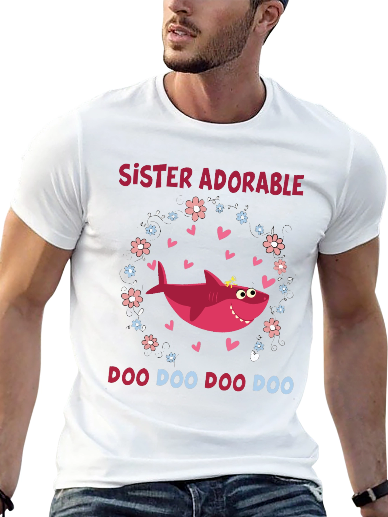 Sister Adorable Shark Doo Doo Doo T-Shirt