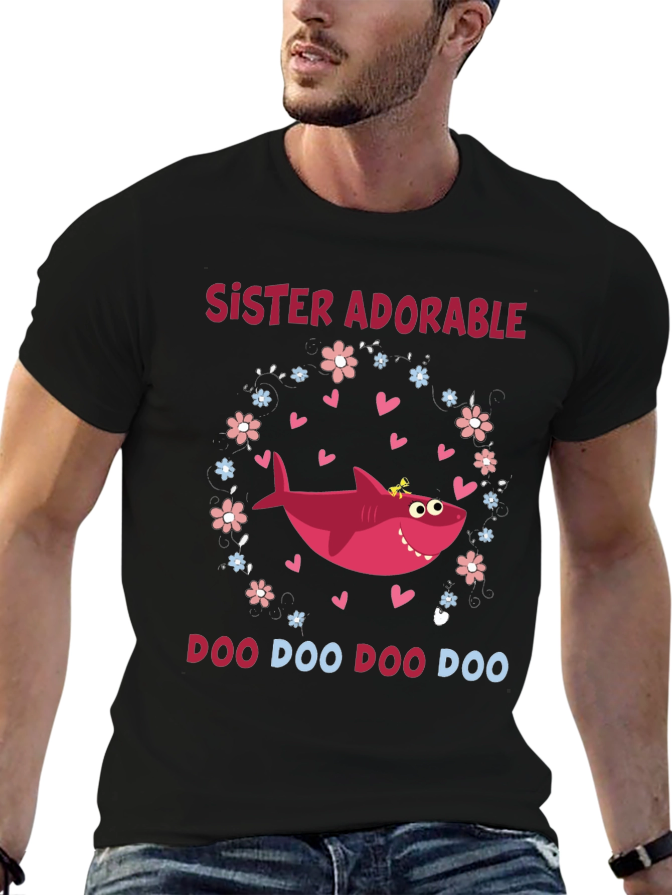 Sister Adorable Shark Doo Doo Doo T-Shirt