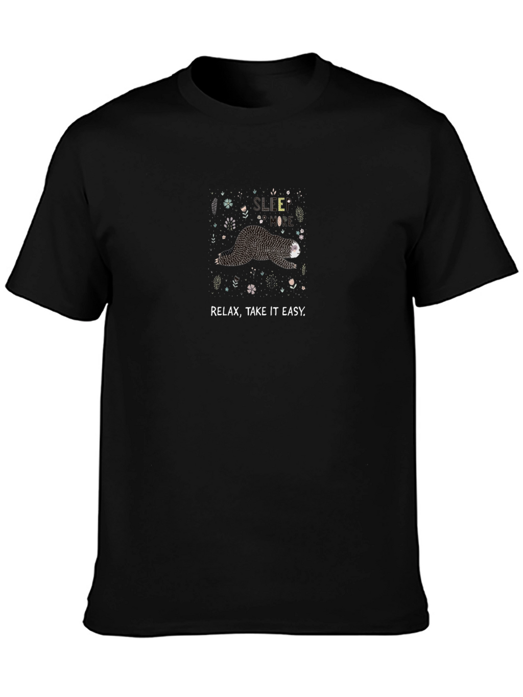 Relax Sloth Graphic Tee - Take it Easy
