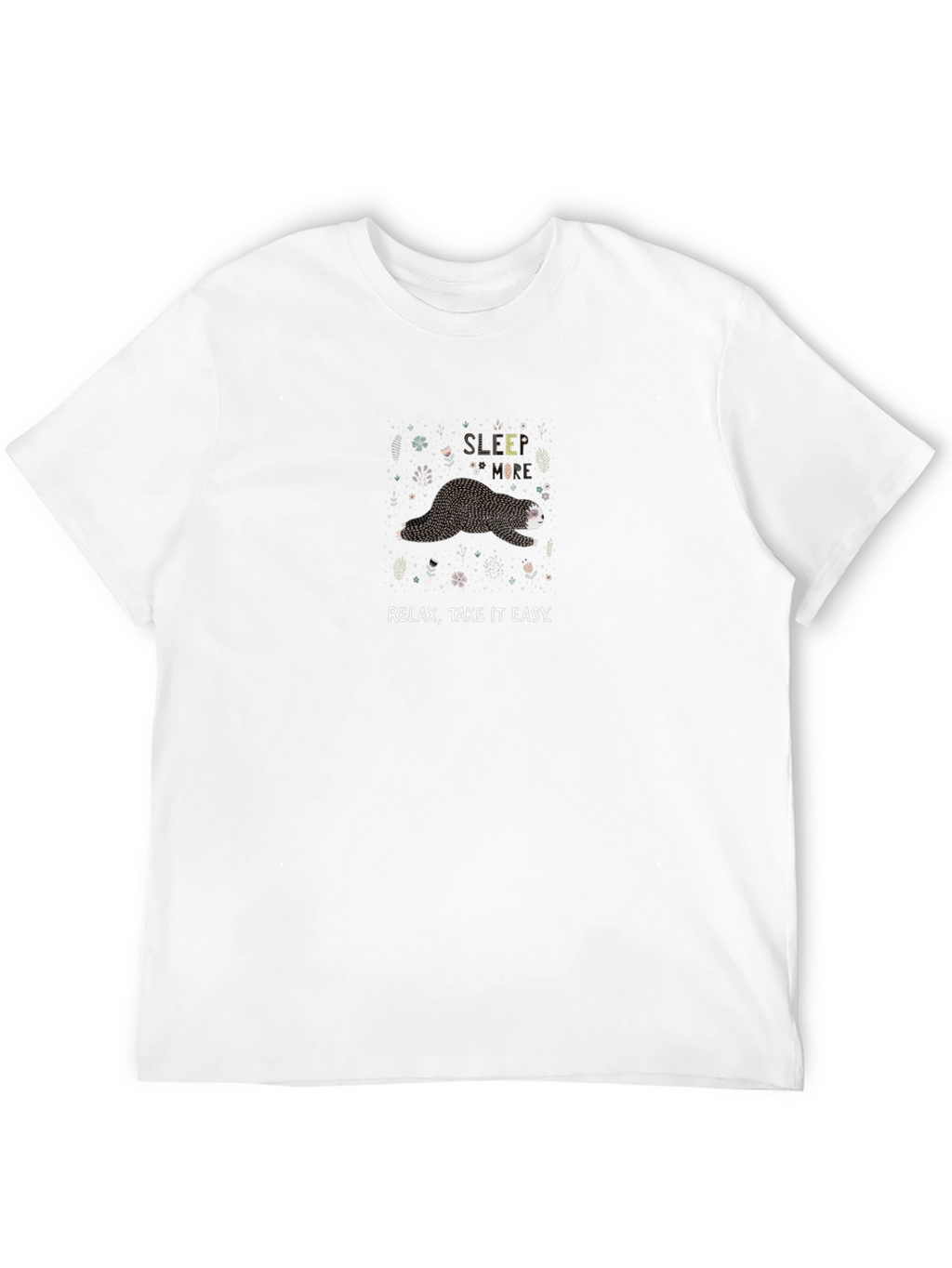 Relax Sloth Graphic Tee - Take it Easy