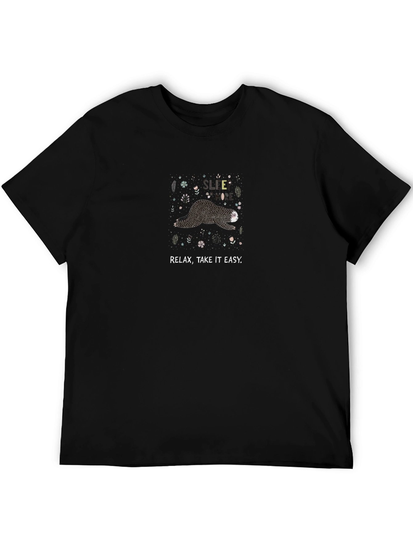 Relax Sloth Graphic Tee - Take it Easy