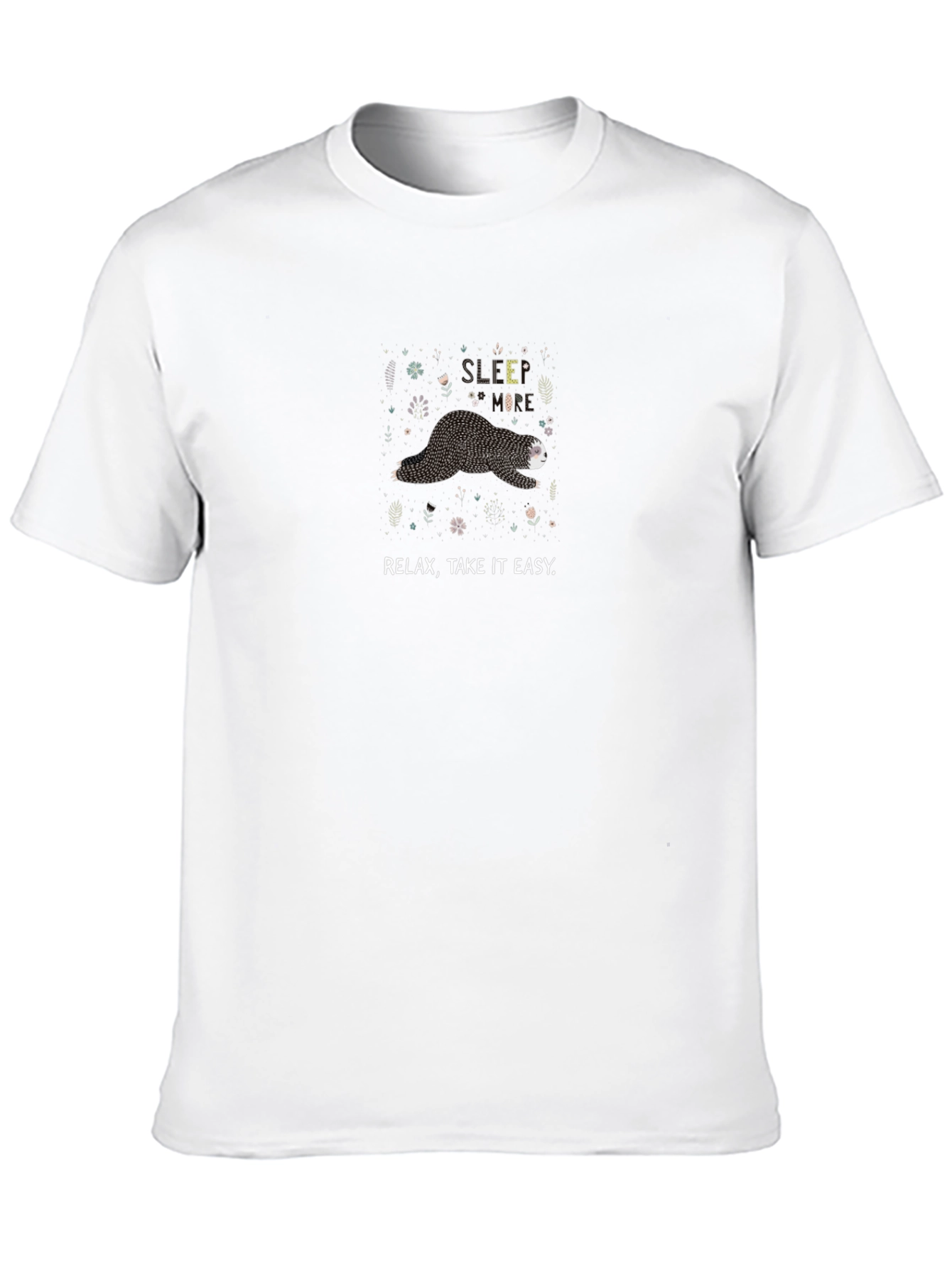 Relax Sloth Graphic Tee - Take it Easy