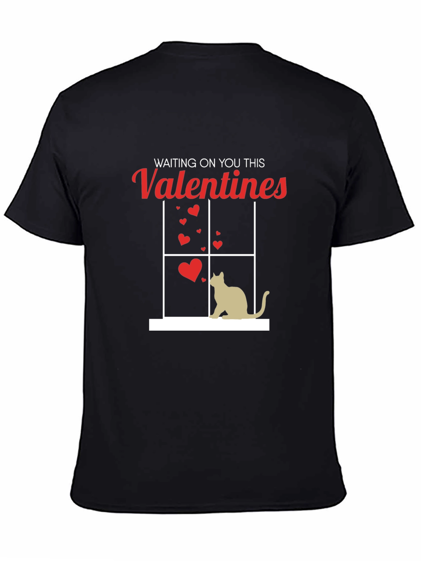 Waiting on You This Valentines T-Shirt - Cat Lover Tee