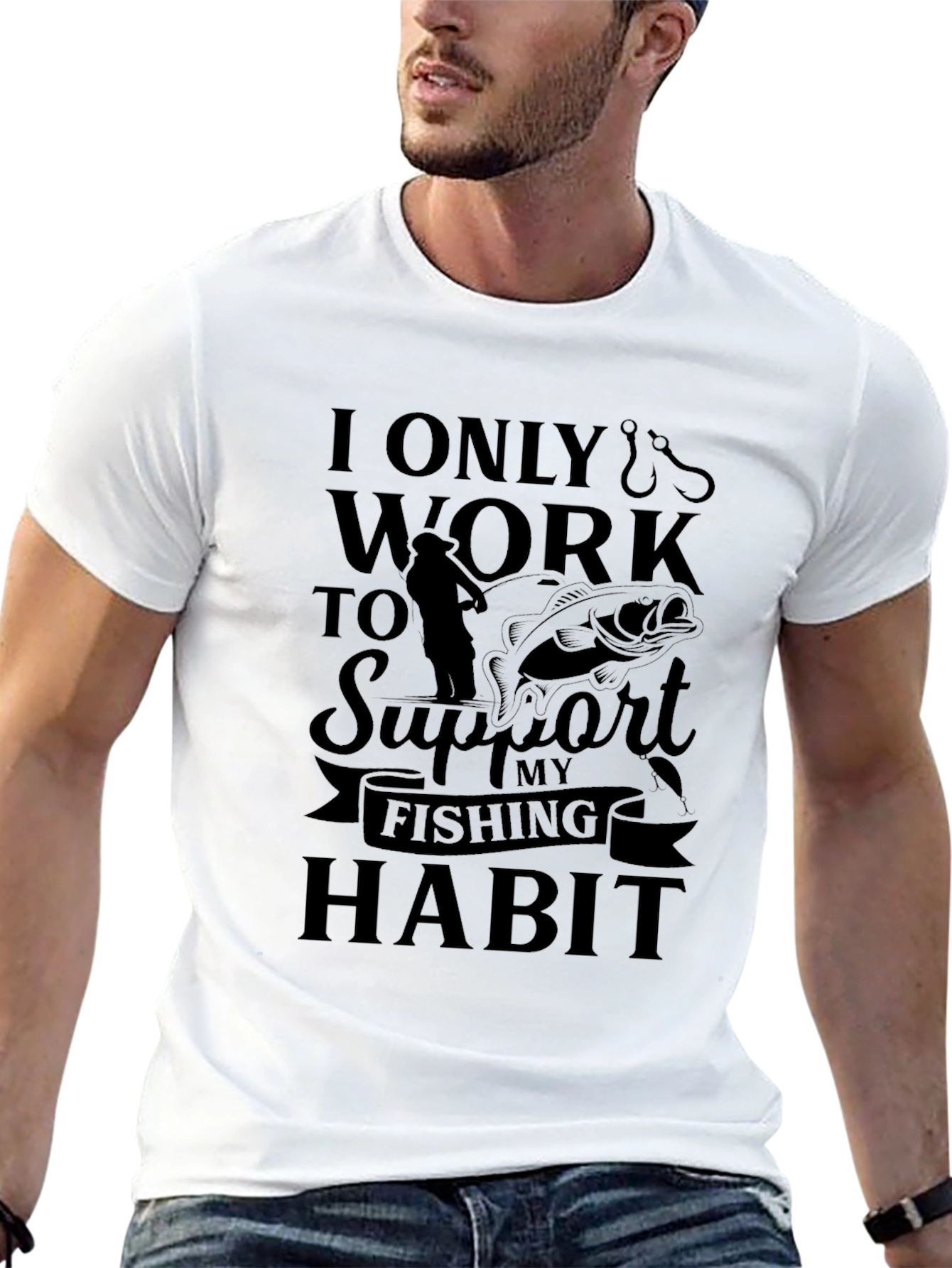 Fishing Habit Graphic Tee
