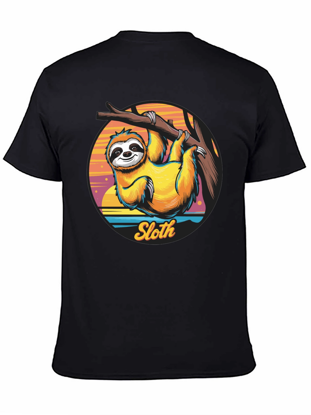 Sloth Graphic T-Shirt - Hang Loose Style