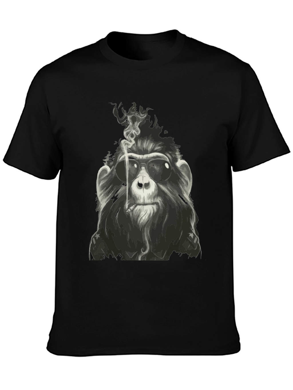 Cool Monkey Smoking T-Shirt