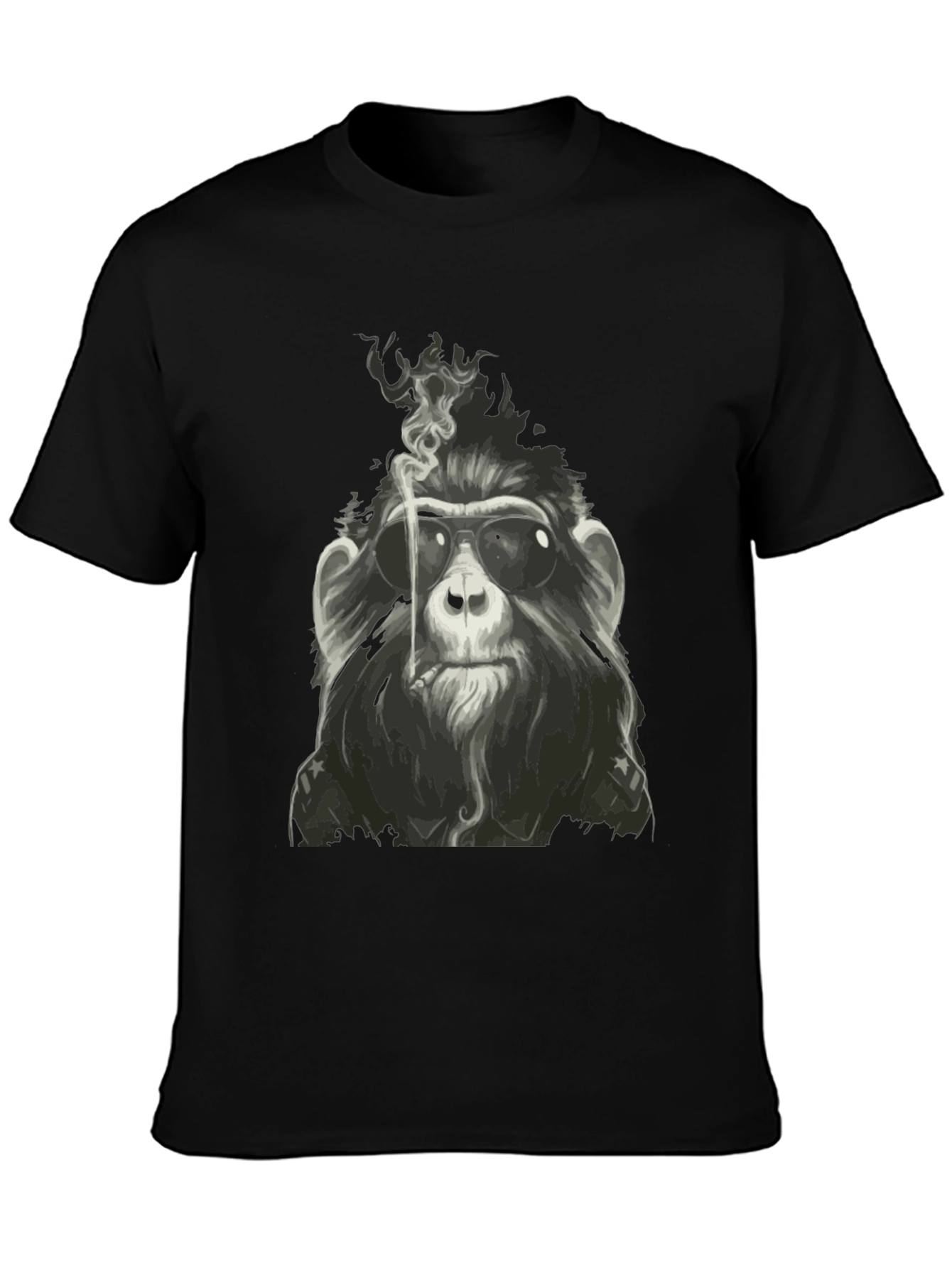 Cool Monkey Smoking T-Shirt