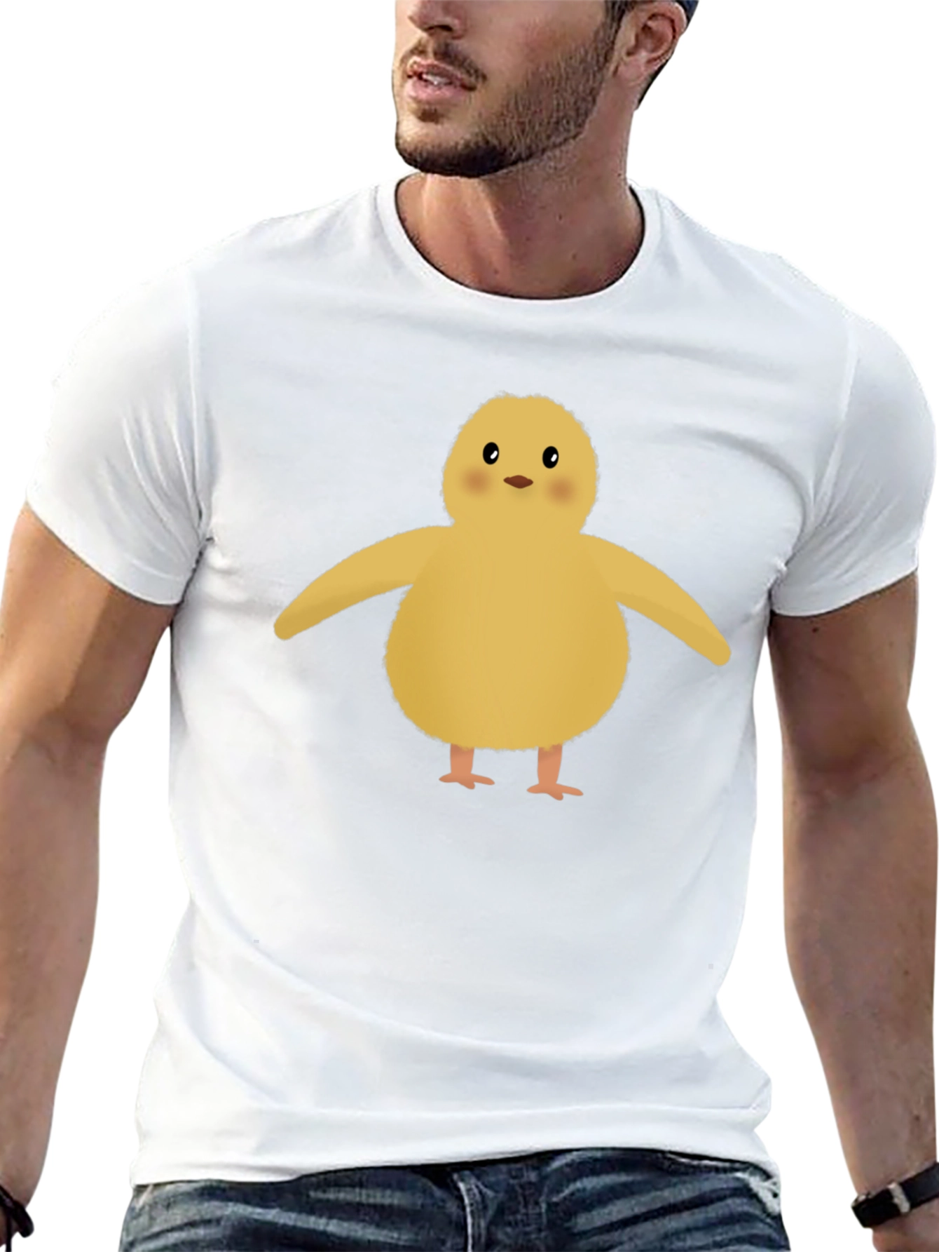 Cute Chick Graphic Tee - Soft Cotton Blend