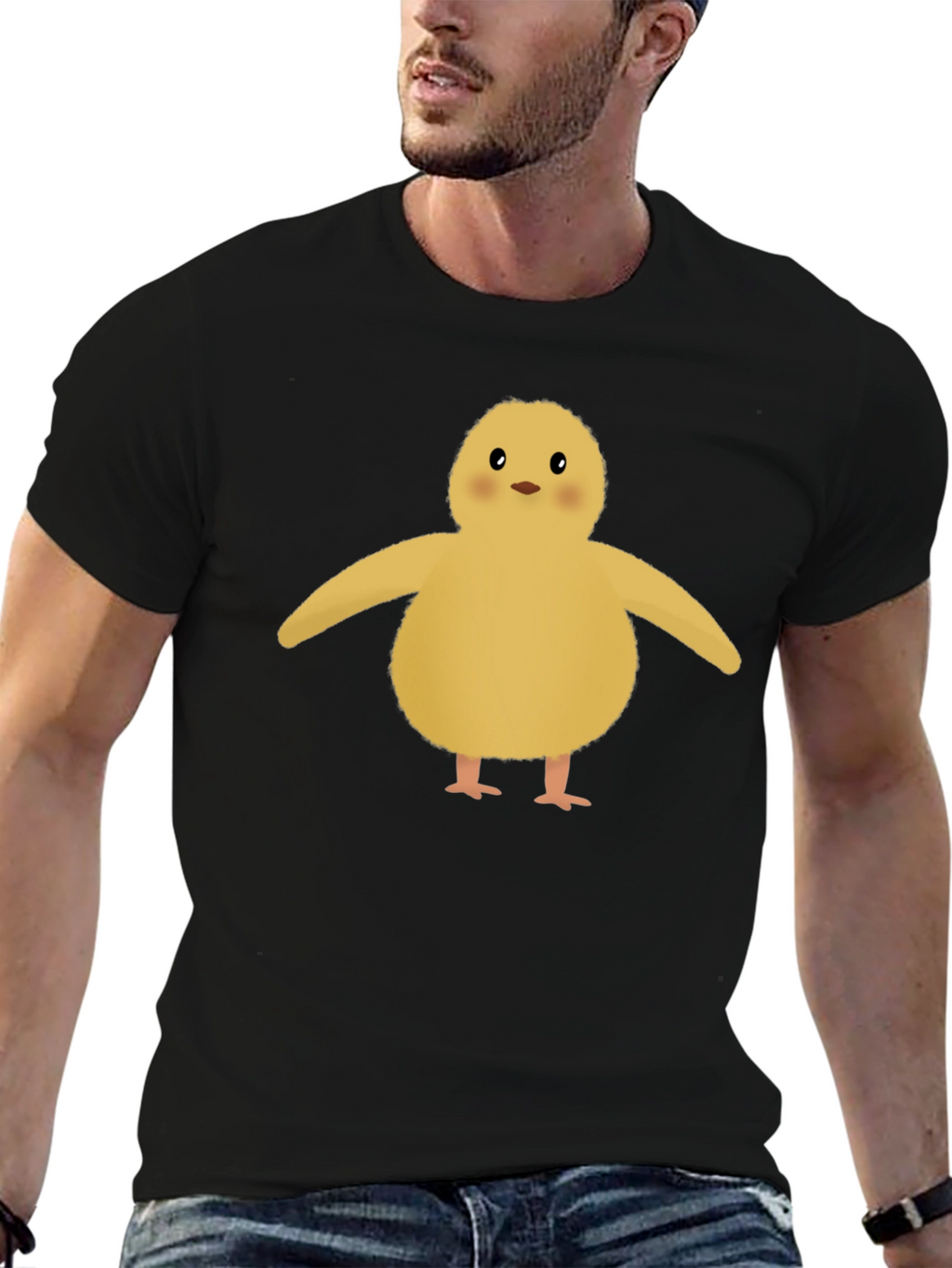 Cute Chick Graphic Tee - Soft Cotton Blend
