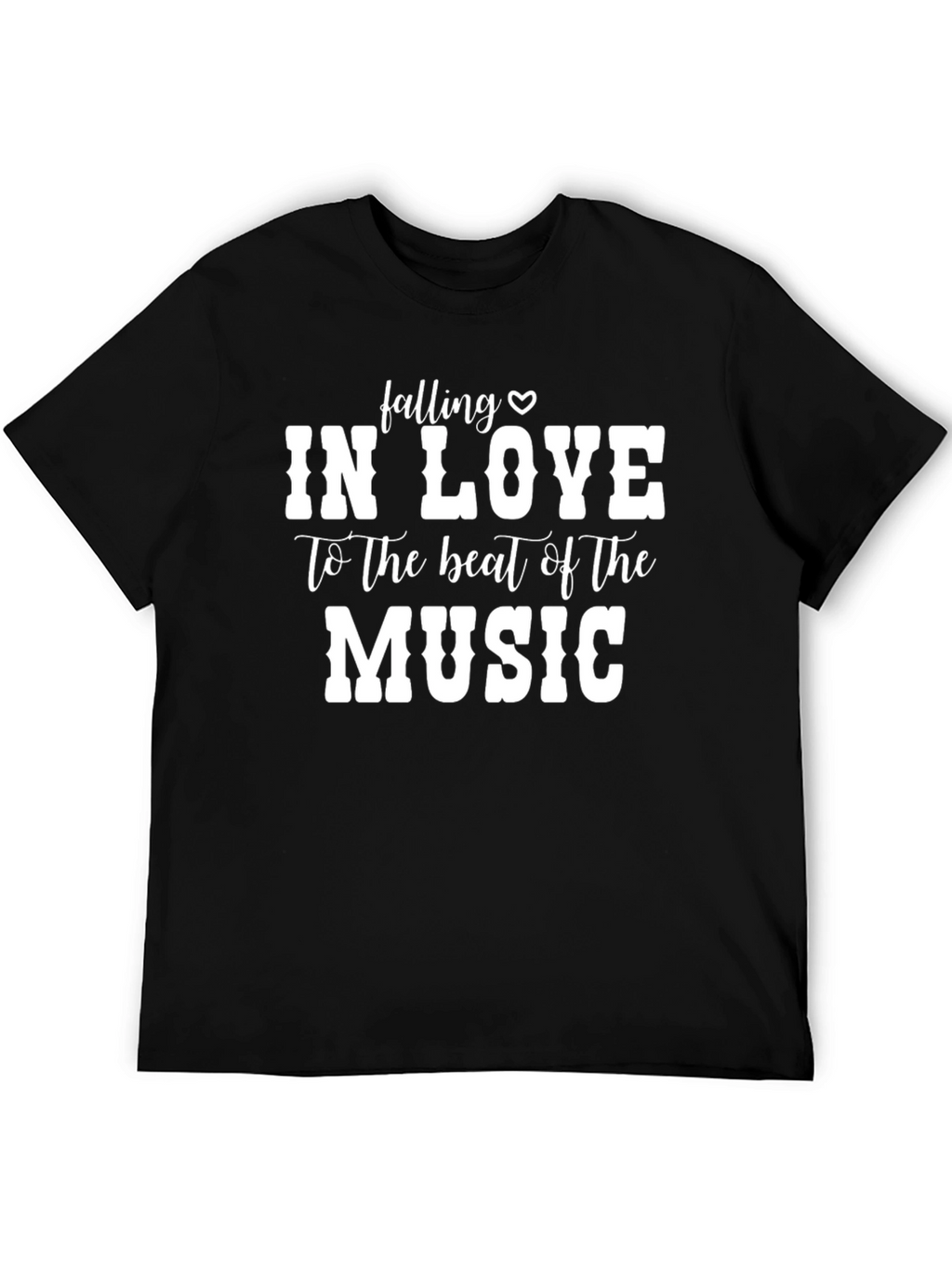 Falling In Love Music Graphic Tee
