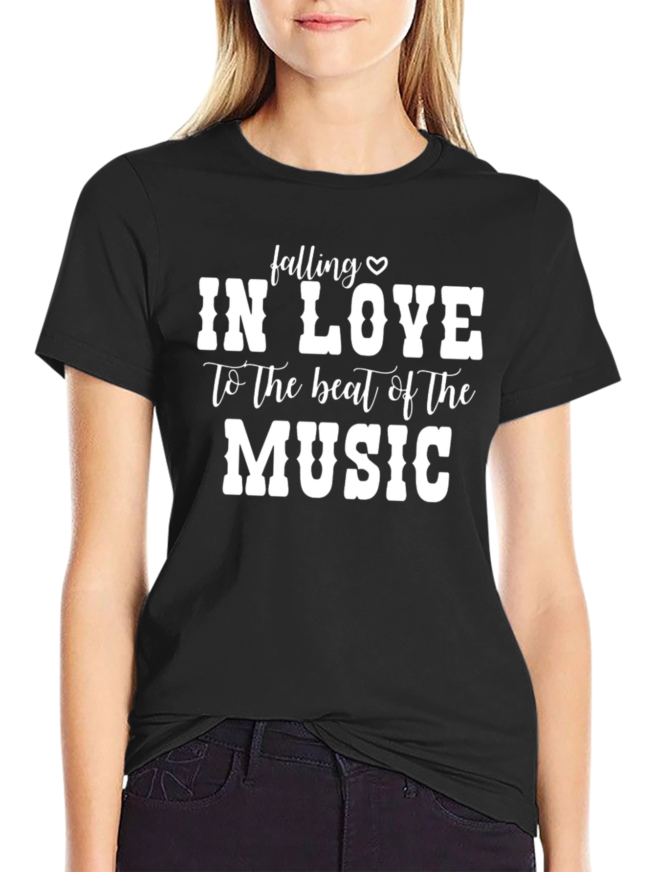 Falling In Love Music Graphic Tee