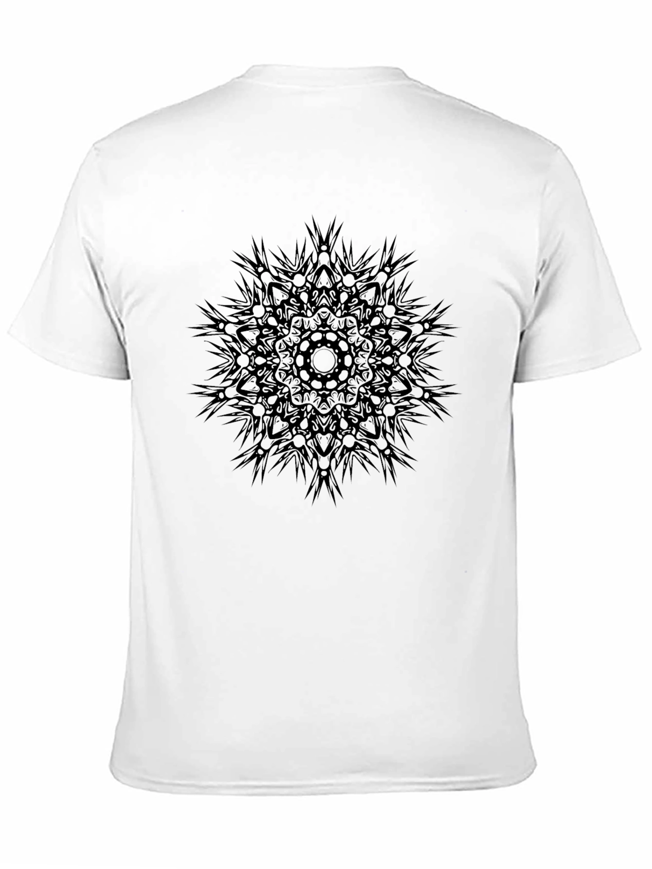 Dark Mandala Graphic Black T-Shirt