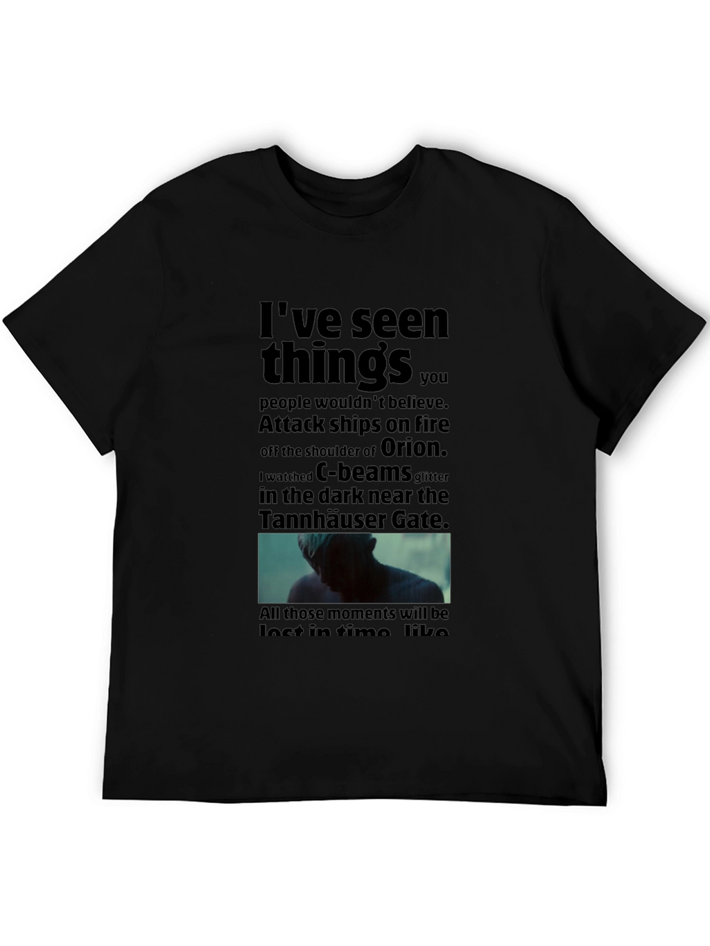 Blade Runner T-Shirt Tears in Rain