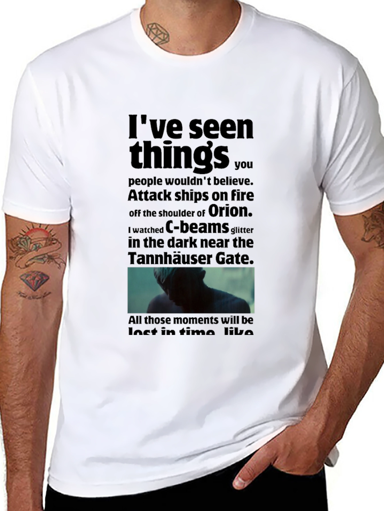 Blade Runner T-Shirt Tears in Rain