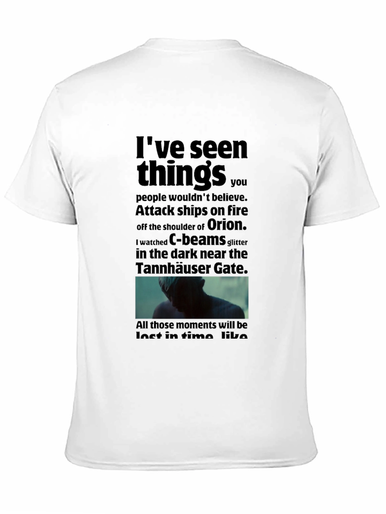 Blade Runner T-Shirt Tears in Rain