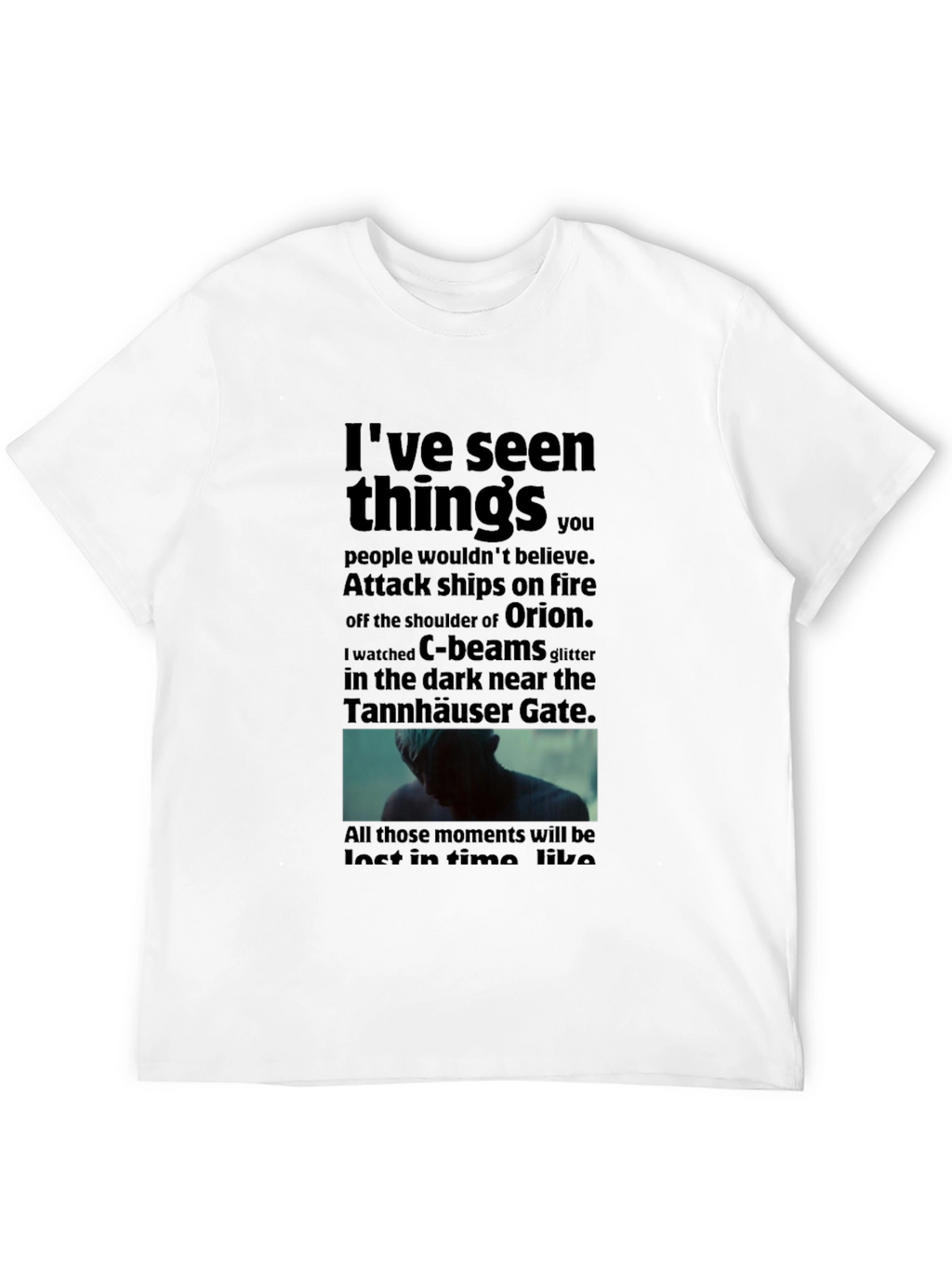 Blade Runner T-Shirt Tears in Rain
