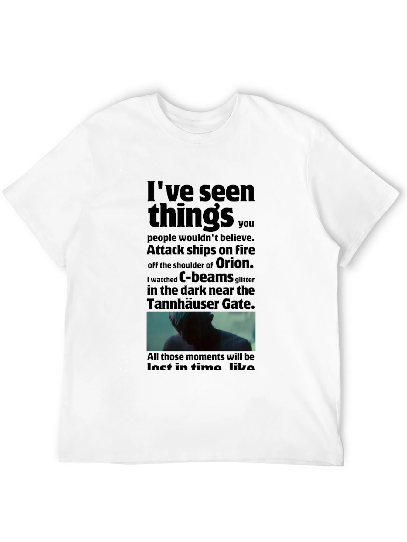 Blade Runner T-Shirt Tears in Rain