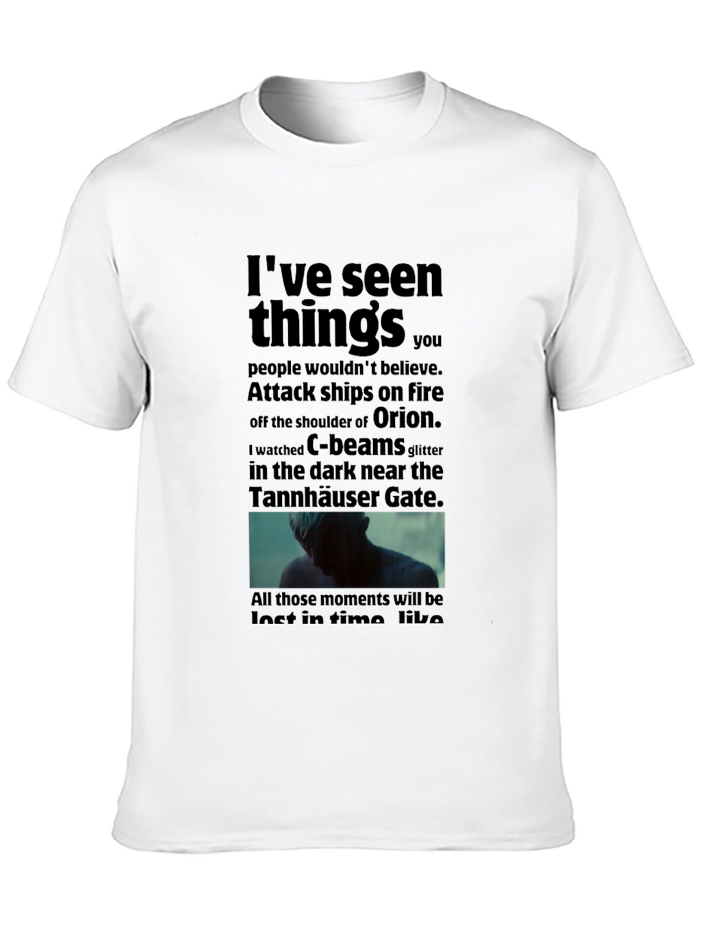 Blade Runner T-Shirt Tears in Rain