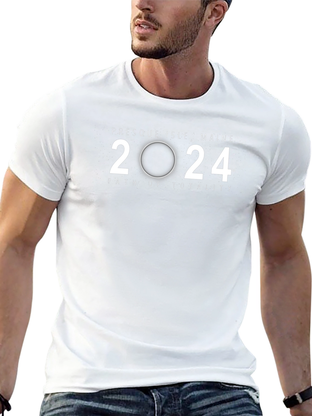 Presque Isle Maine 2024 Total Solar Eclipse T-Shirt
