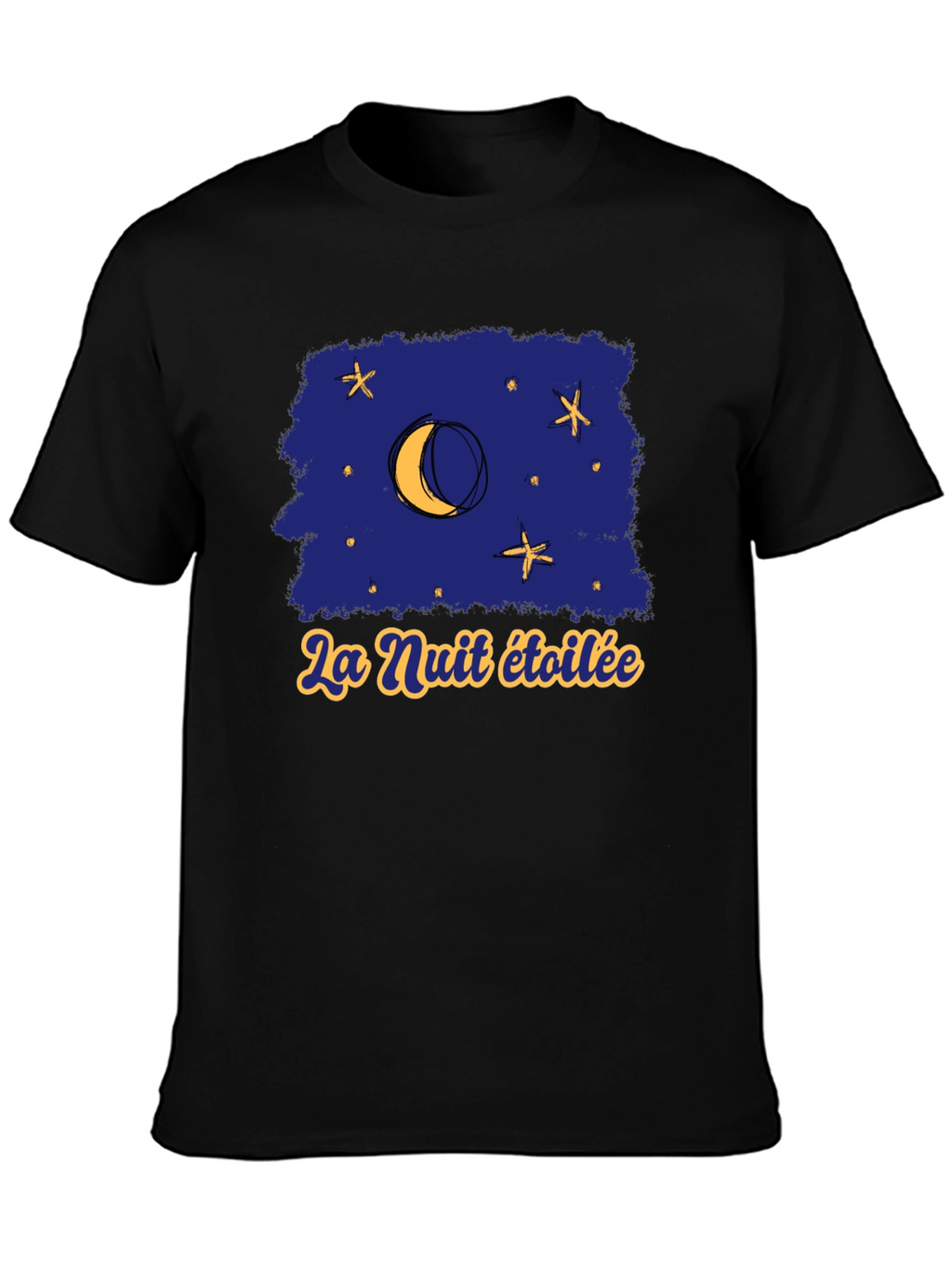 Starry Night T-Shirt - La Nuit Étoilée Graphic Tee