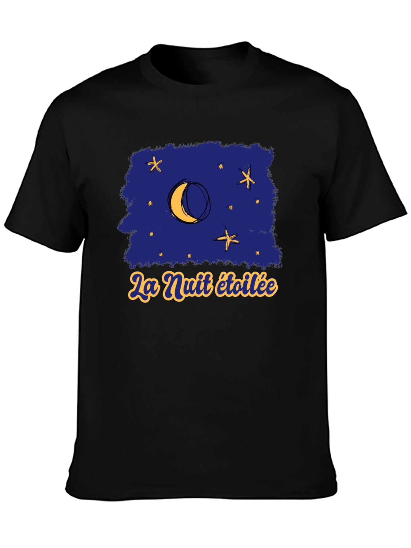 Starry Night T-Shirt - La Nuit Étoilée Graphic Tee