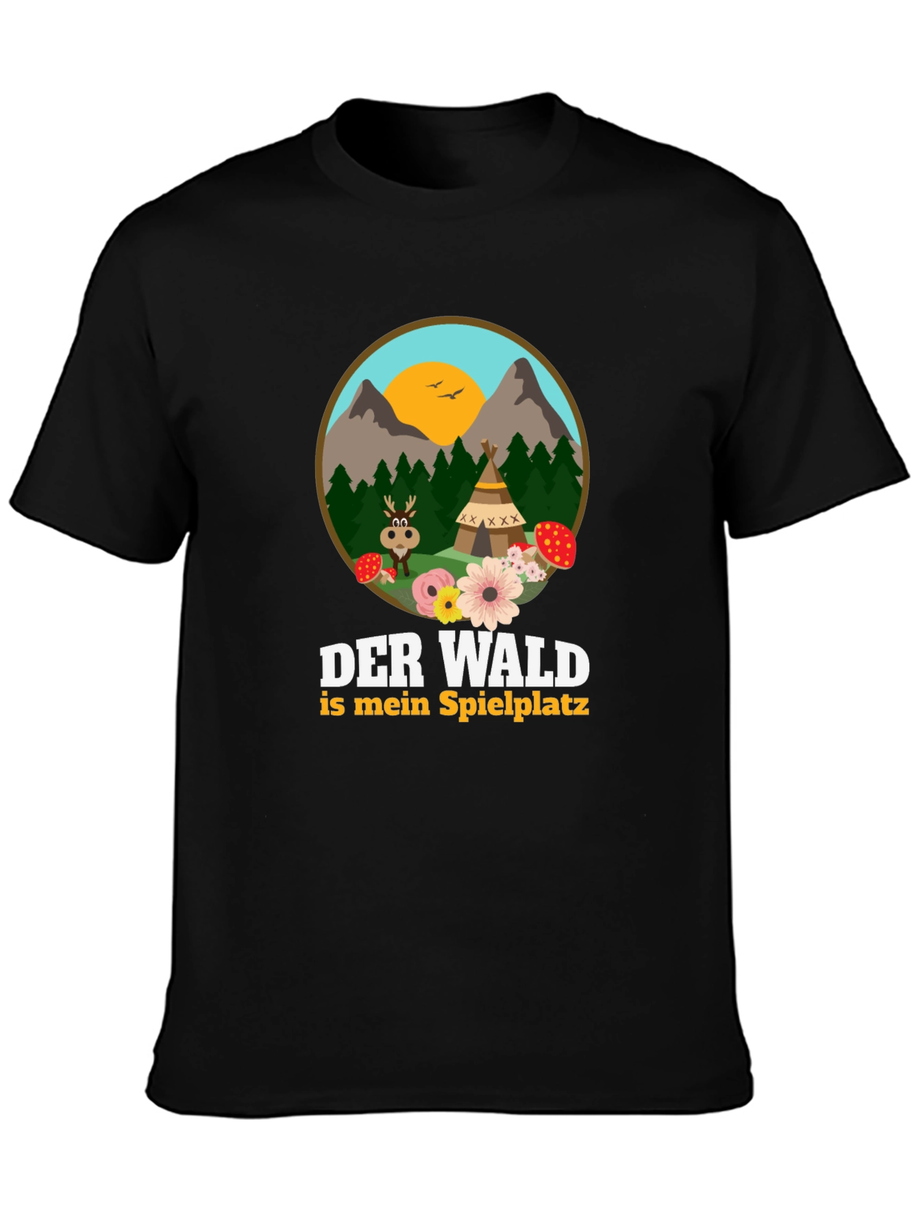 Nature Lover T-Shirt - Der Wald ist mein Spielplatz