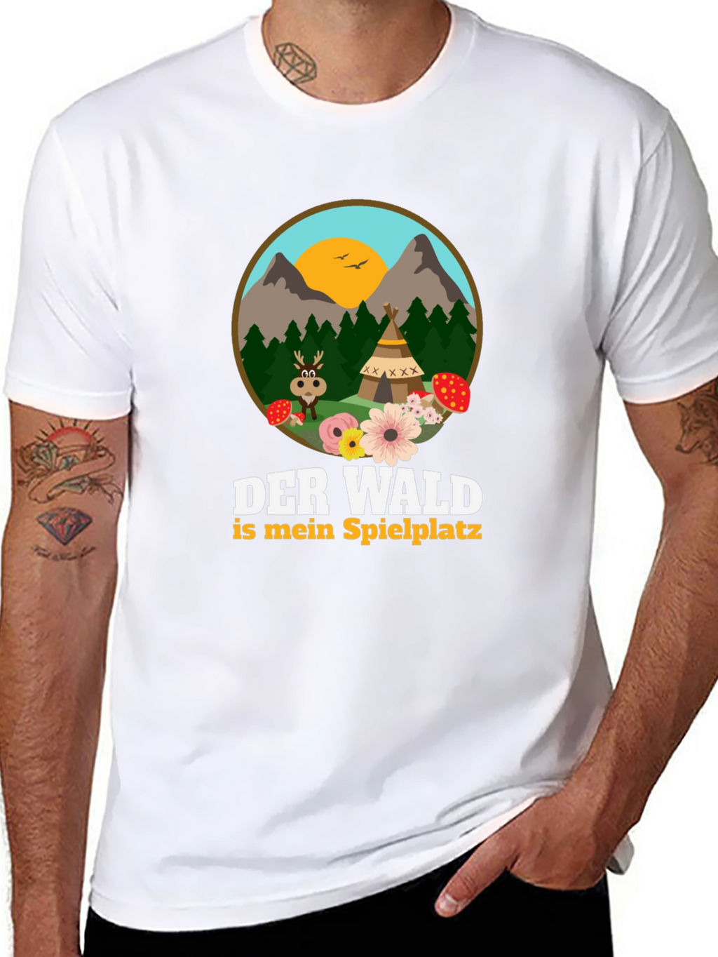 Nature Lover T-Shirt - Der Wald ist mein Spielplatz
