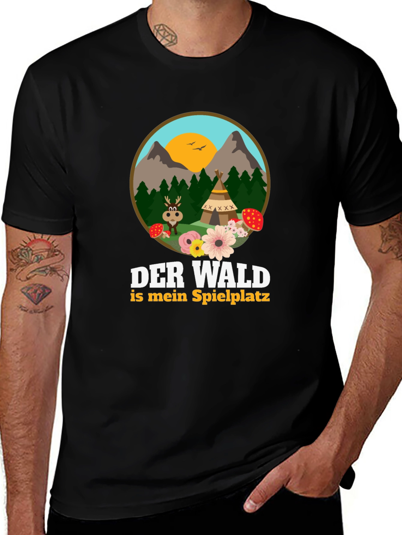 Nature Lover T-Shirt - Der Wald ist mein Spielplatz