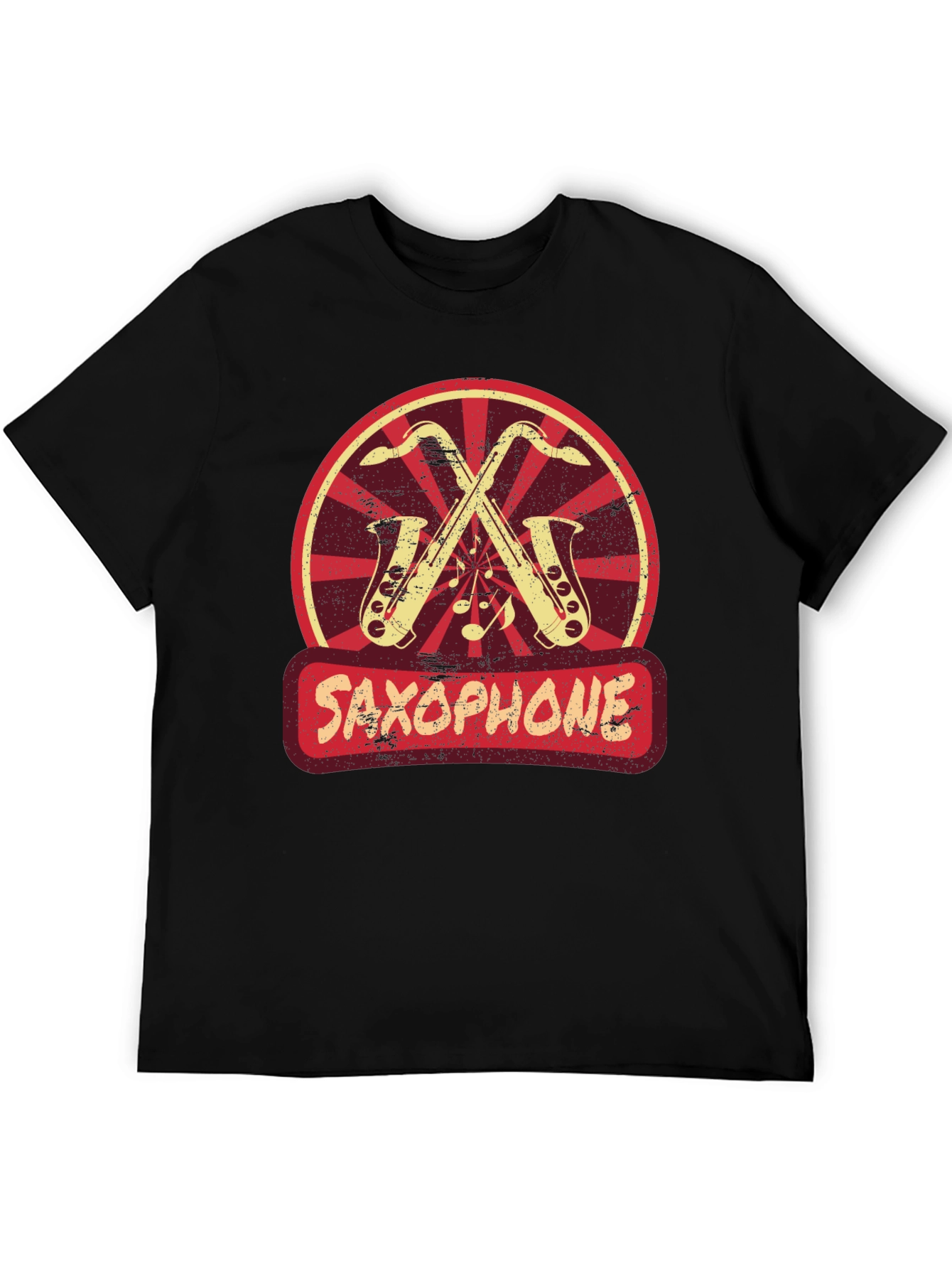 Saxophone Music T-Shirt Vintage Style