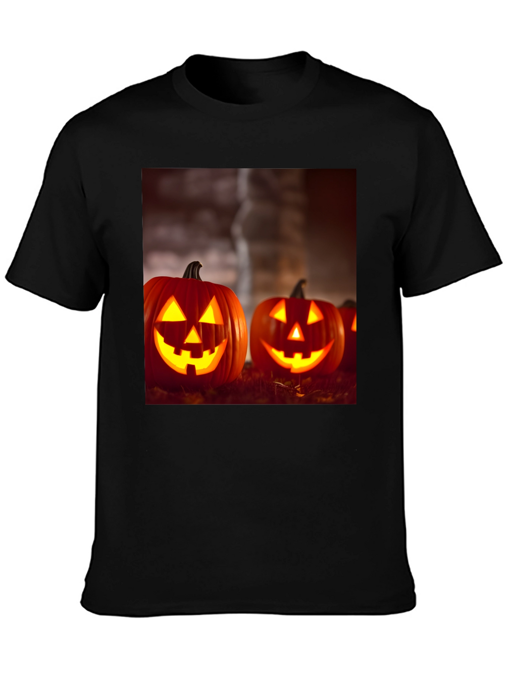 Halloween Pumpkin T-Shirt - Festive Graphic Tee