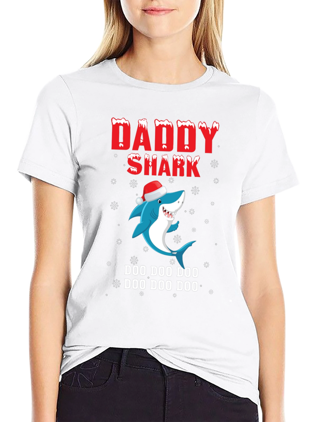 Daddy Shark Holiday T-Shirt - Doo Doo Doo