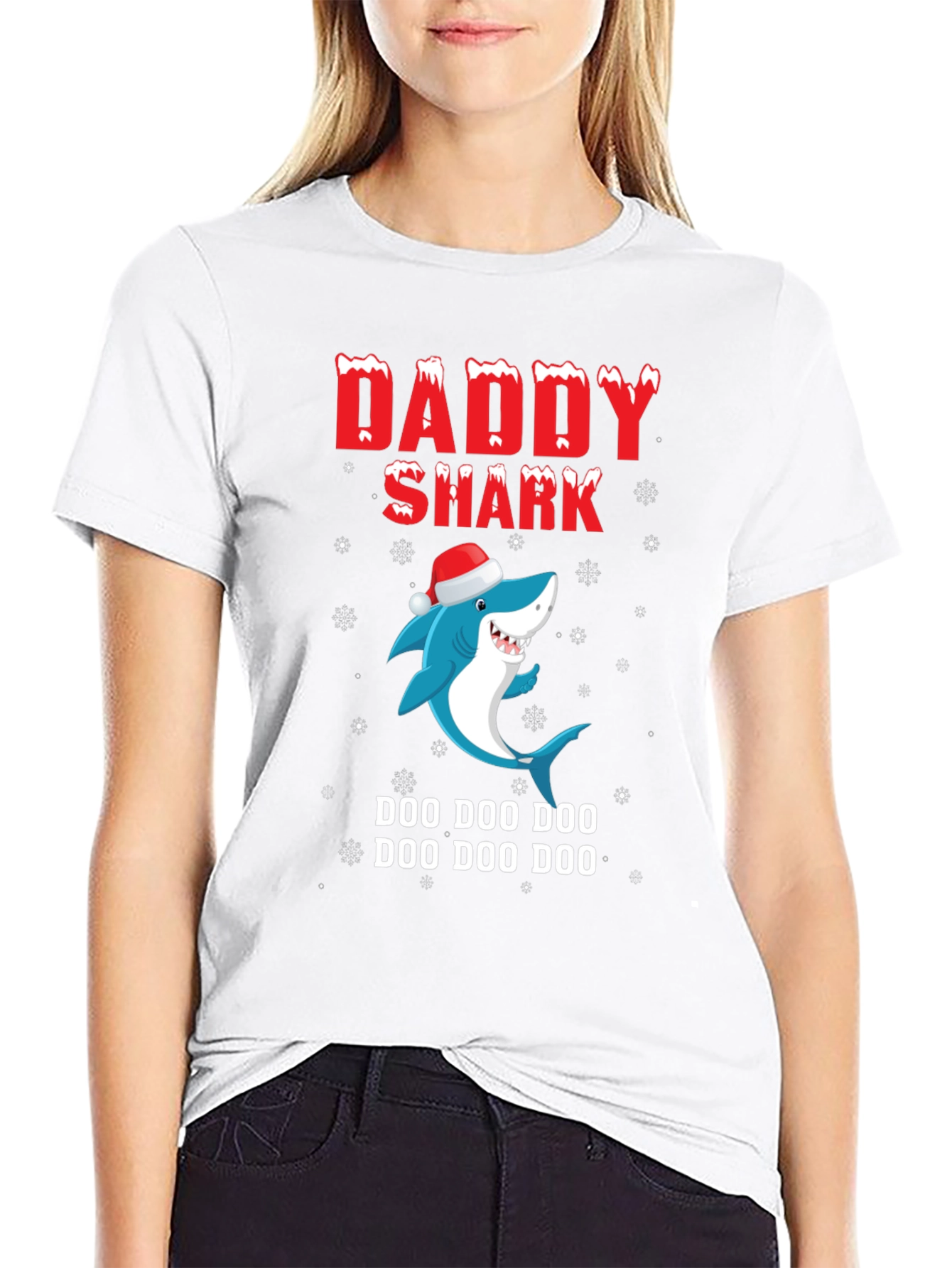 Daddy Shark Holiday T-Shirt - Doo Doo Doo