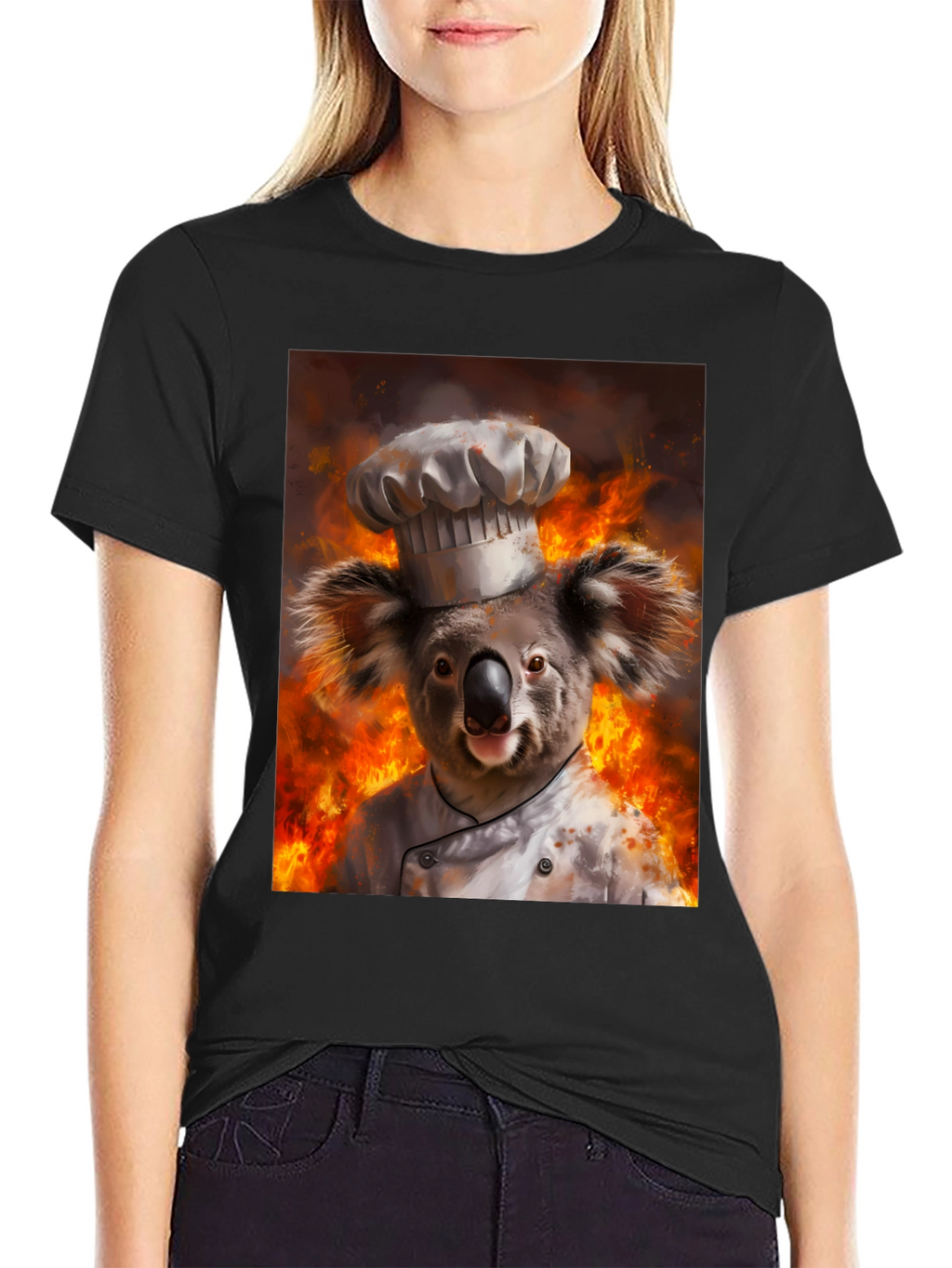 Chef Koala T-Shirt - Fiery Kitchen Design