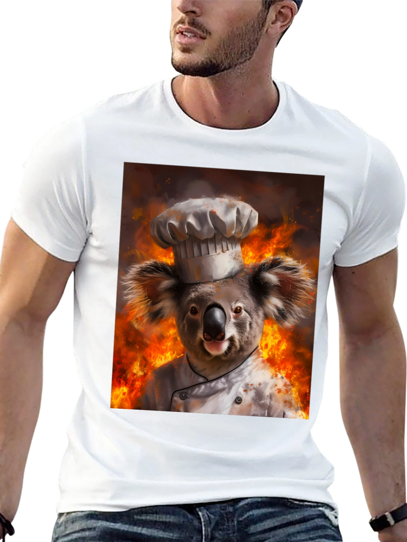 Chef Koala T-Shirt - Fiery Kitchen Design