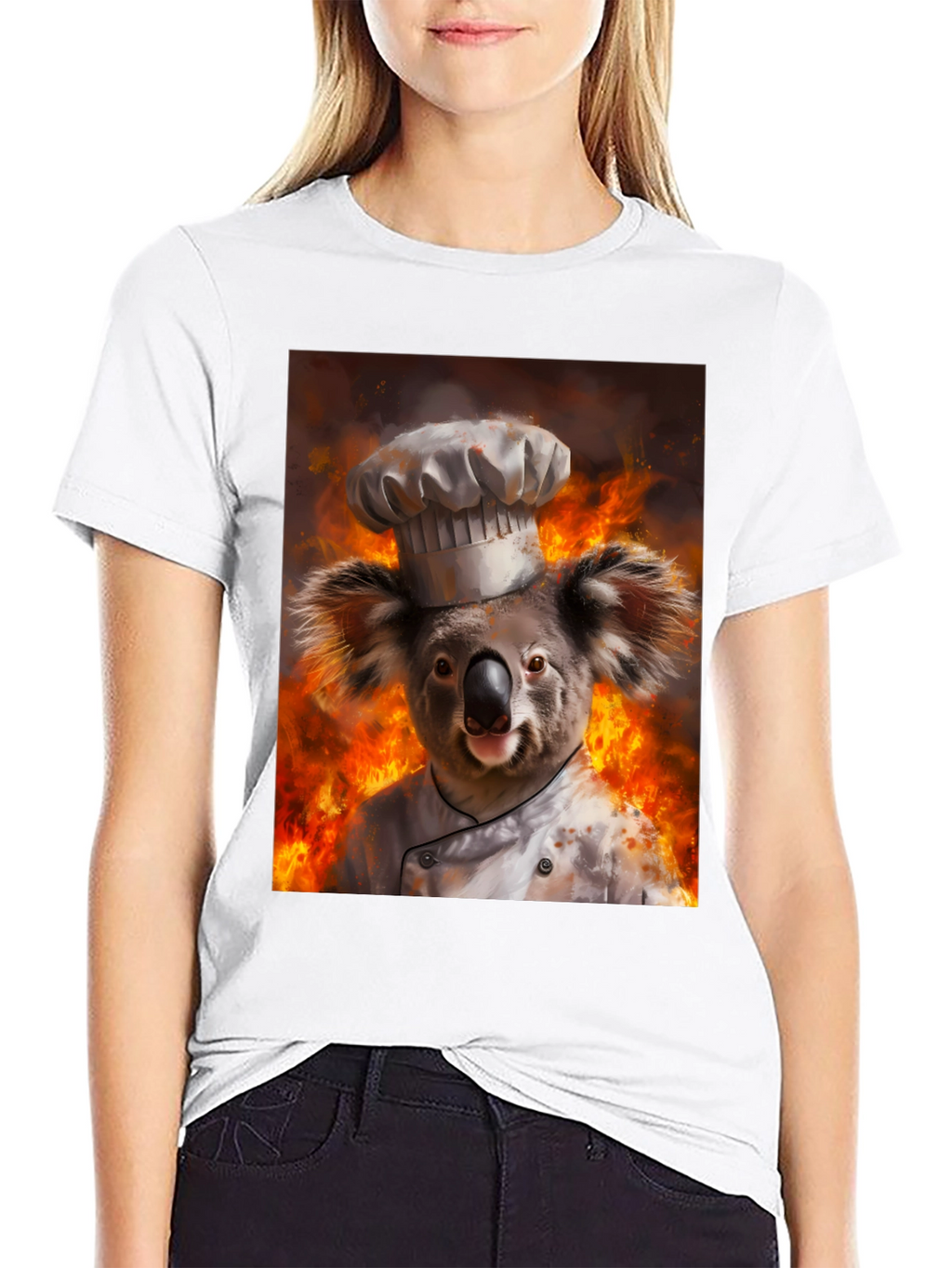 Chef Koala T-Shirt - Fiery Kitchen Design