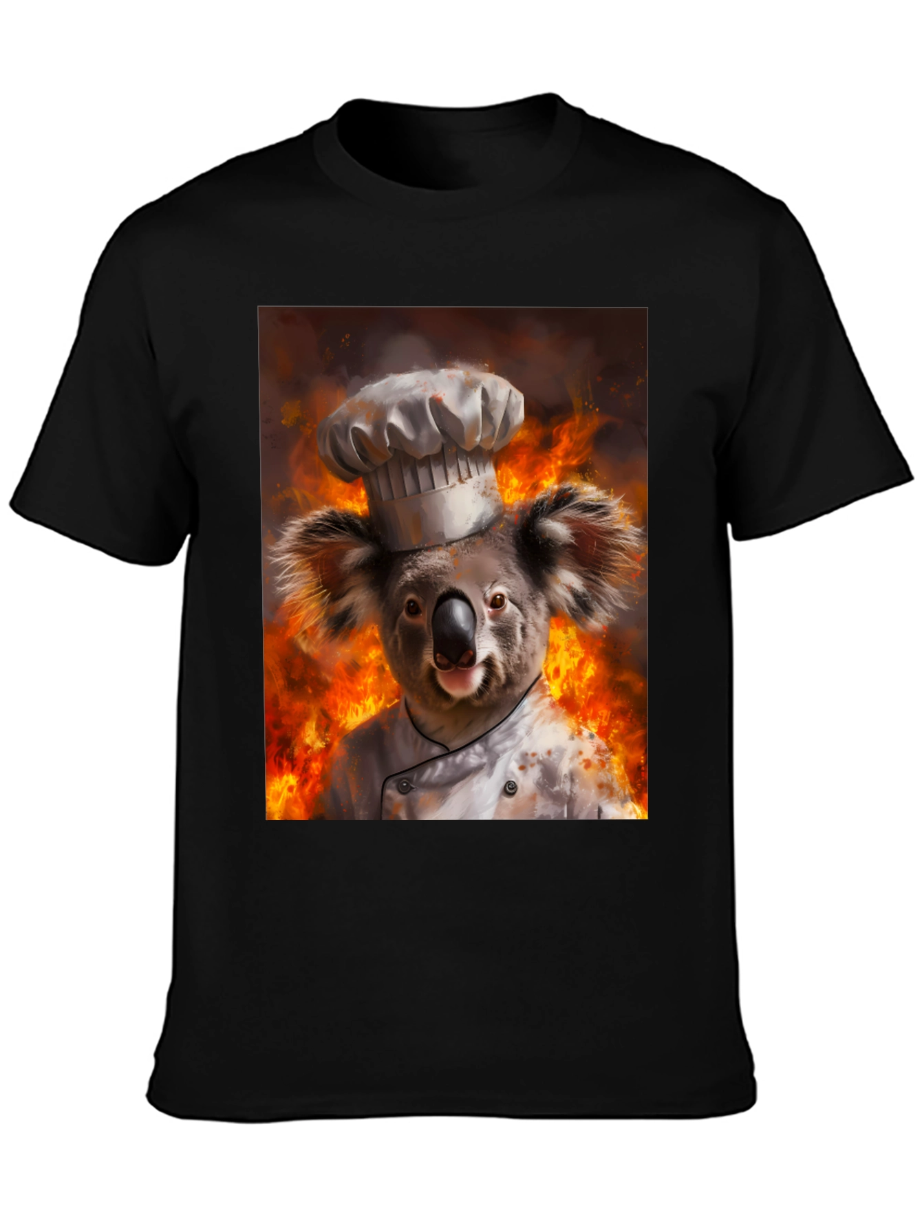 Chef Koala T-Shirt - Fiery Kitchen Design