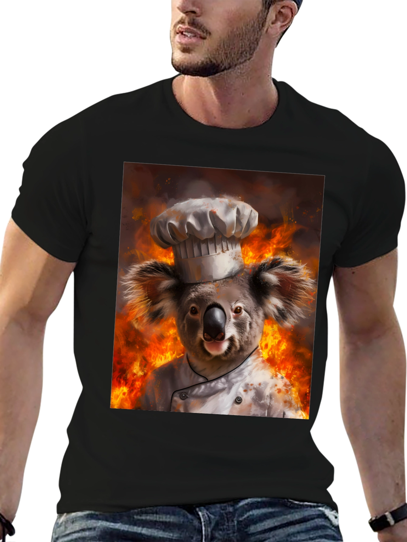 Chef Koala T-Shirt - Fiery Kitchen Design
