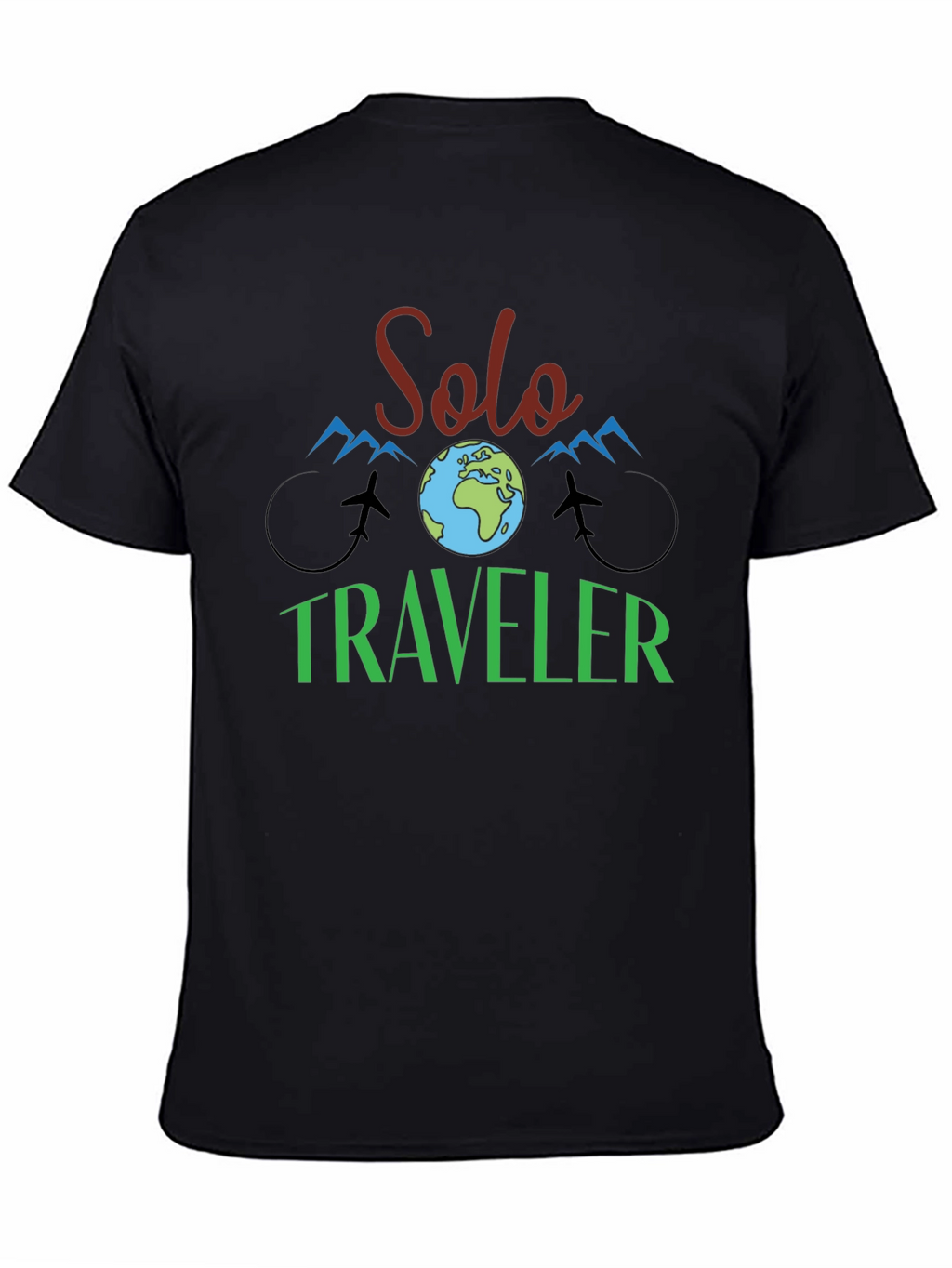 Solo Traveler Graphic Tee - Adventure Ready!