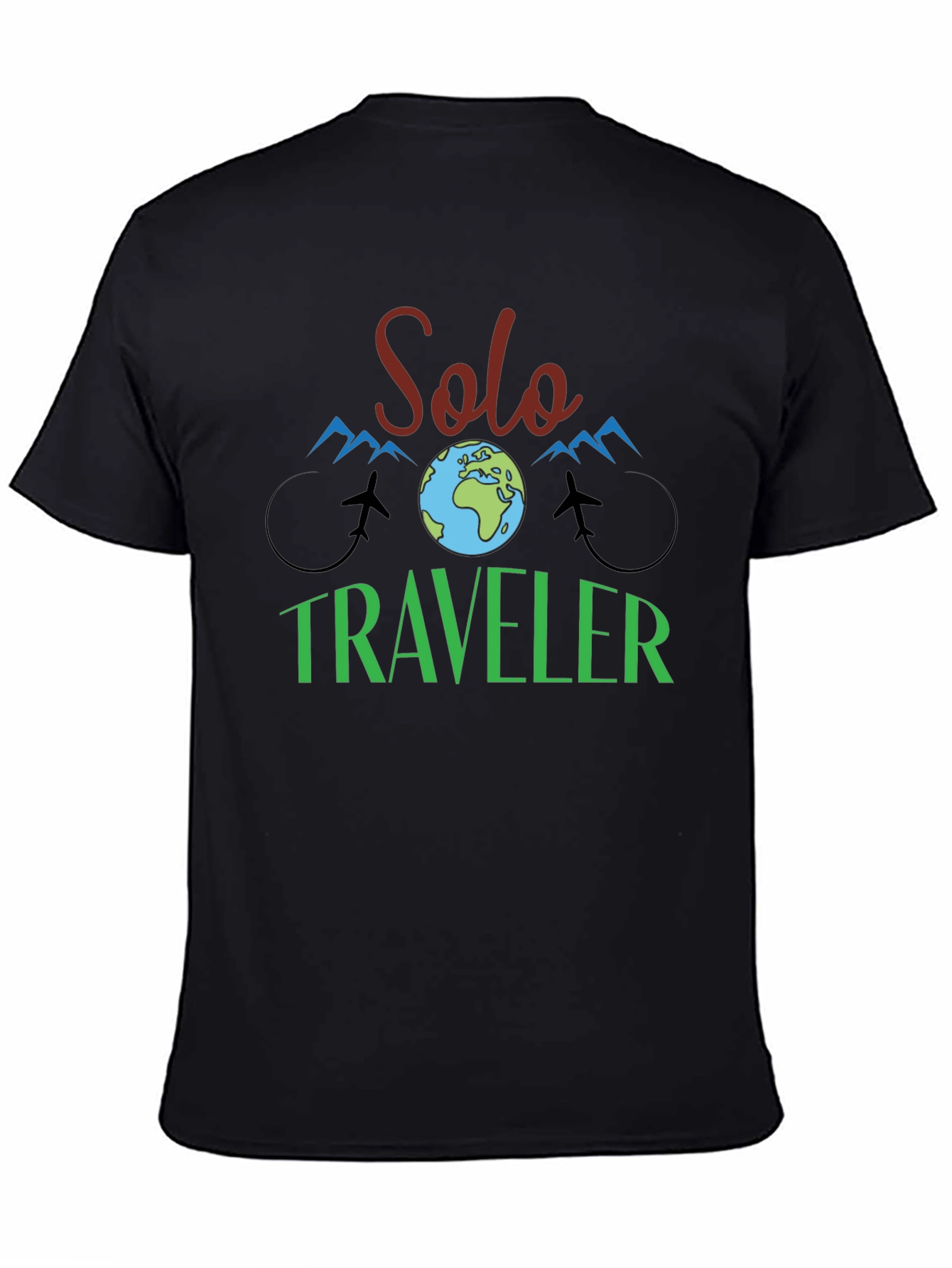 Solo Traveler Graphic Tee - Adventure Ready!