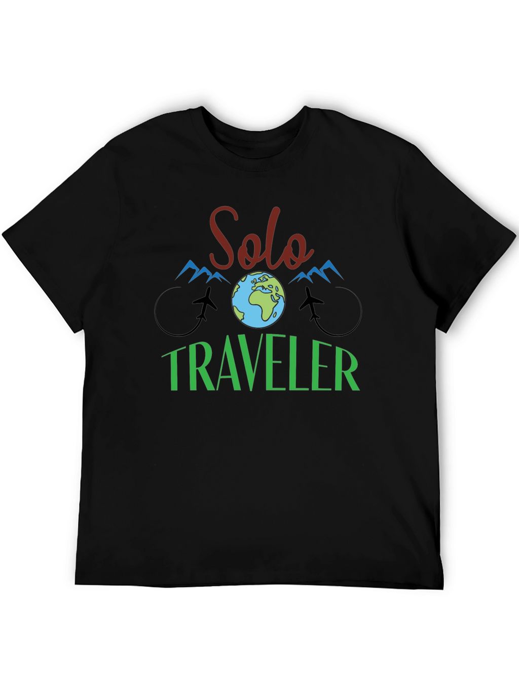 Solo Traveler Graphic Tee - Adventure Ready!