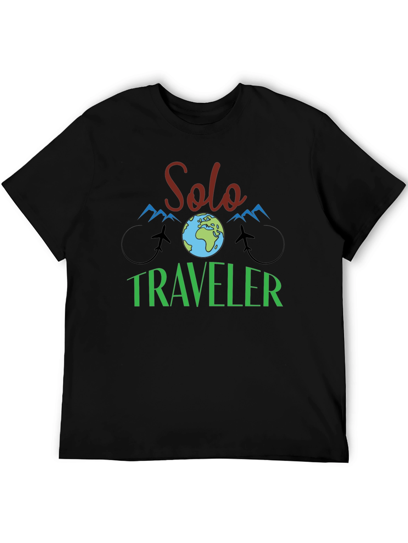 Solo Traveler Graphic Tee - Adventure Ready!