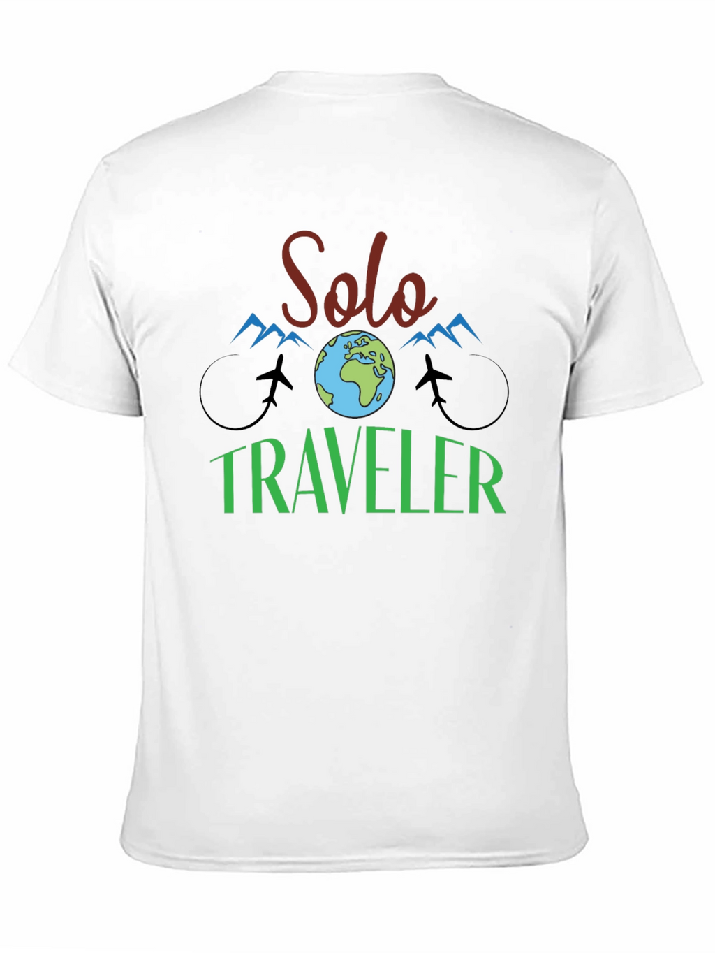 Solo Traveler Graphic Tee - Adventure Ready!