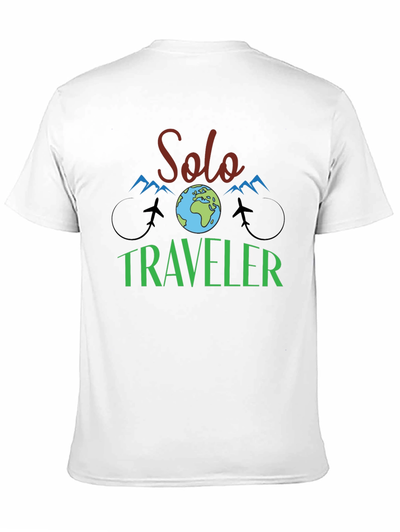 Solo Traveler Graphic Tee - Adventure Ready!