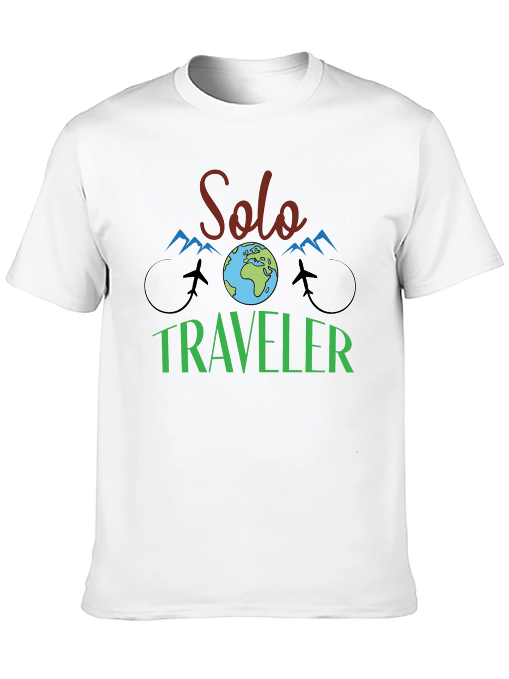 Solo Traveler Graphic Tee - Adventure Ready!